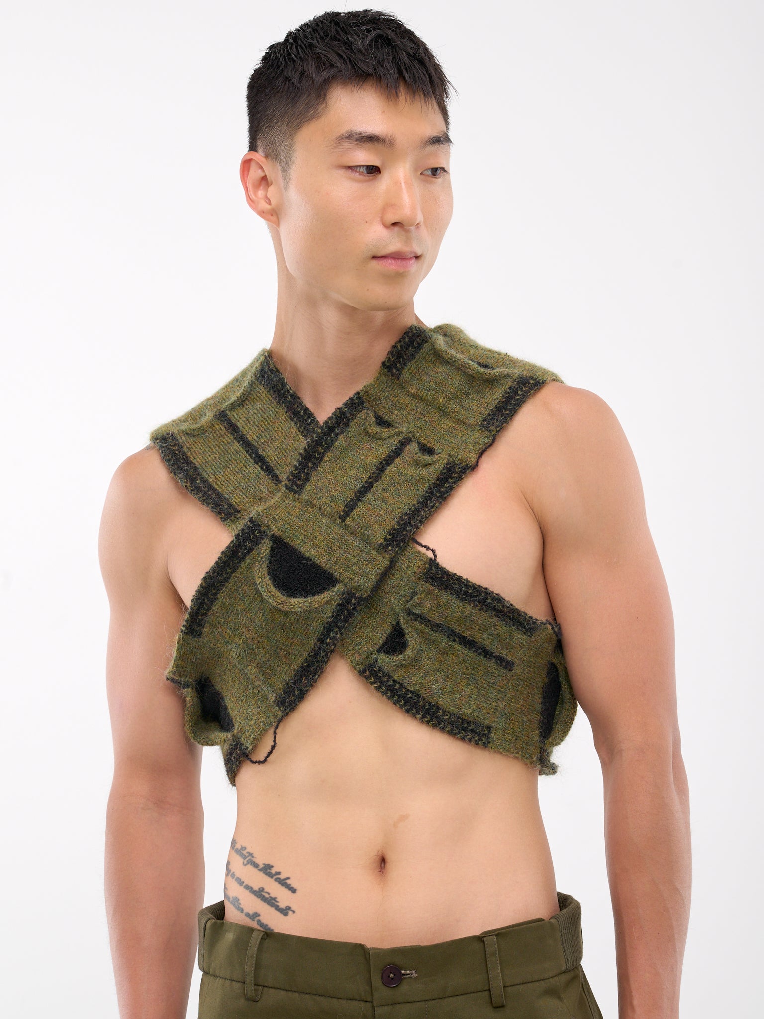 Military Pocket Knit Harness (230009-KHAKI-MULTI)