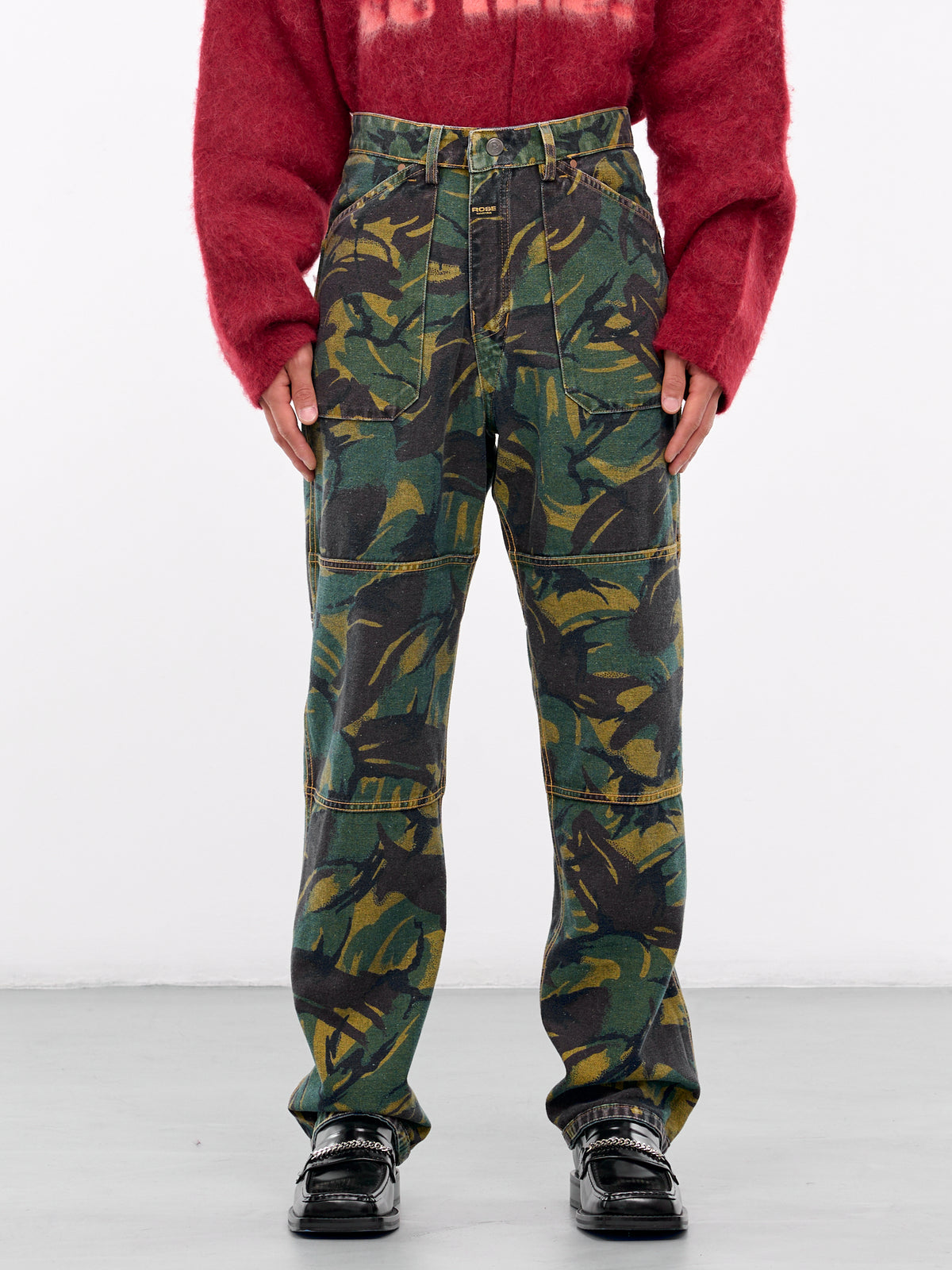 Reversible Camo Jeans (234WD04502-BLUE)