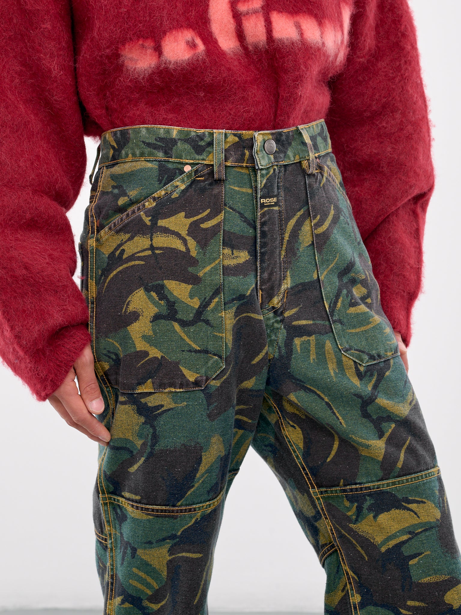 Reversible Camo Jeans (234WD04502-BLUE)