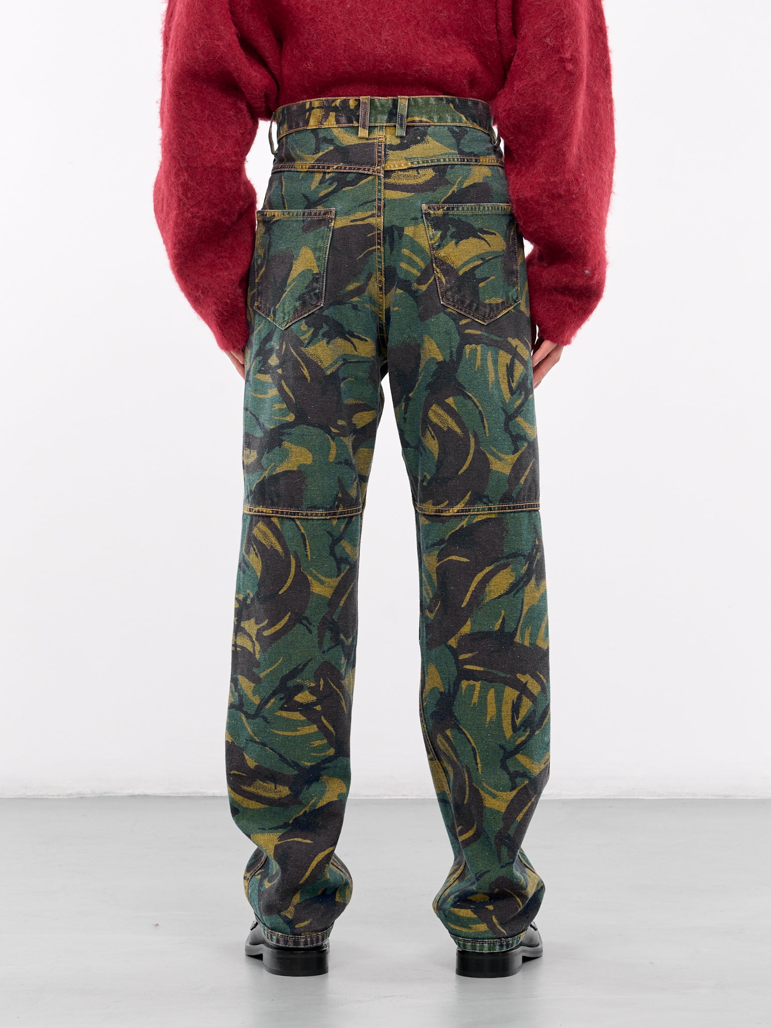 Reversible Camo Jeans (234WD04502-BLUE)