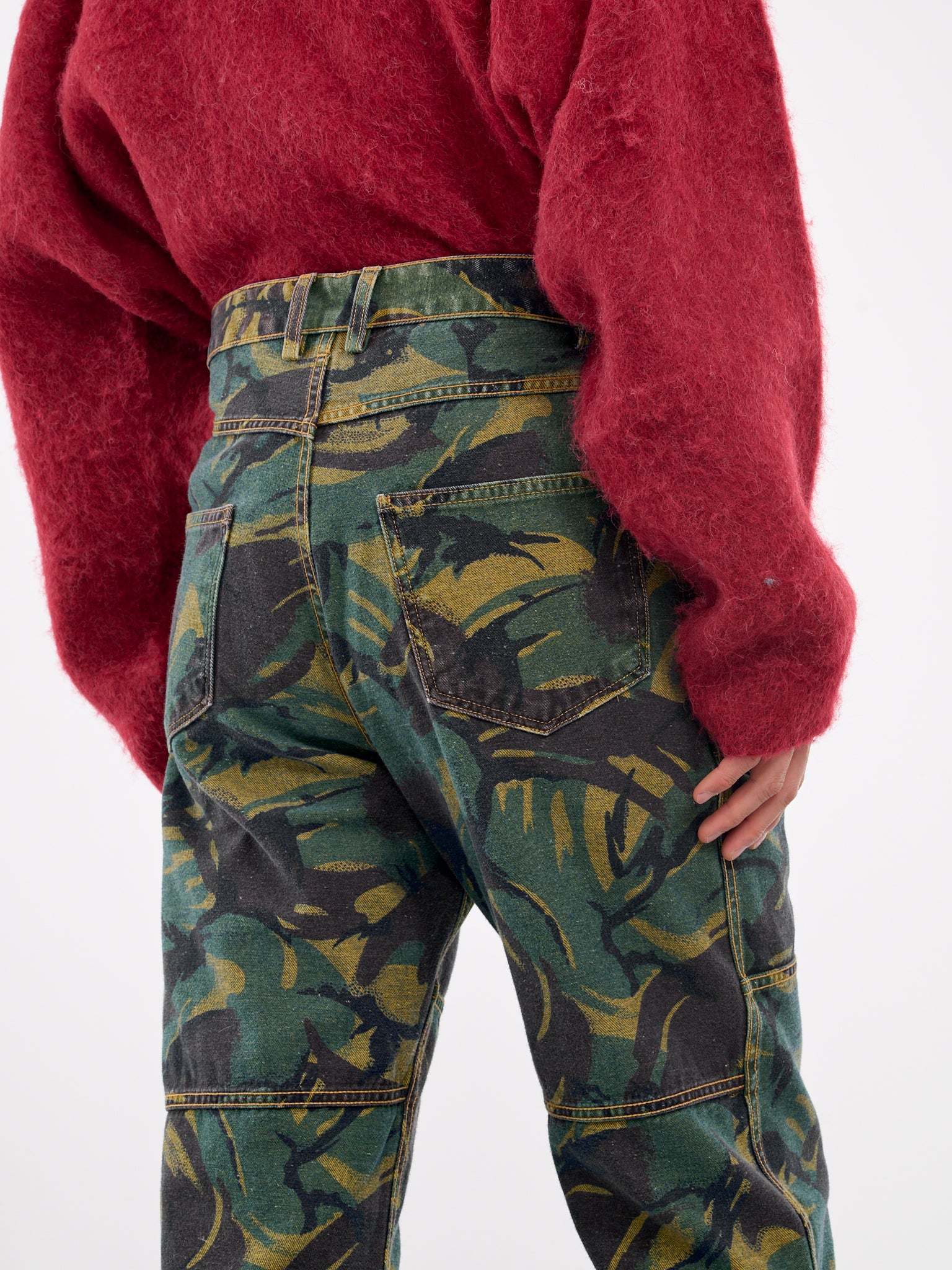 Reversible Camo Jeans (234WD04502-BLUE)