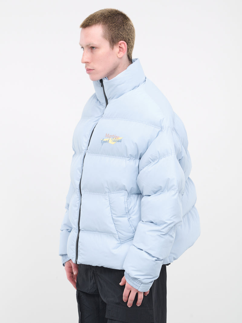 Martine Rose | H.Lorenzo|Denim Parka Jacket (MR227-MARBLE-WASH), S / Marble