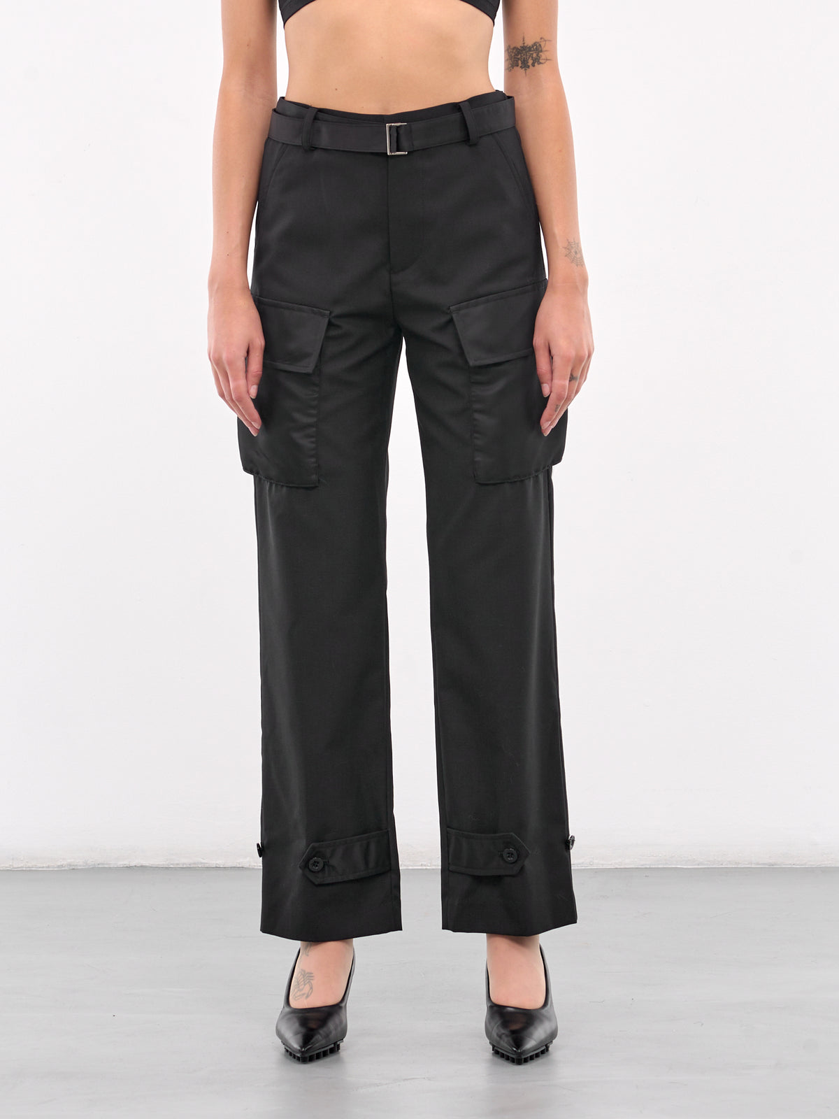 Suiting x Nylon Twill Pants (24-07512-001-BLACK)