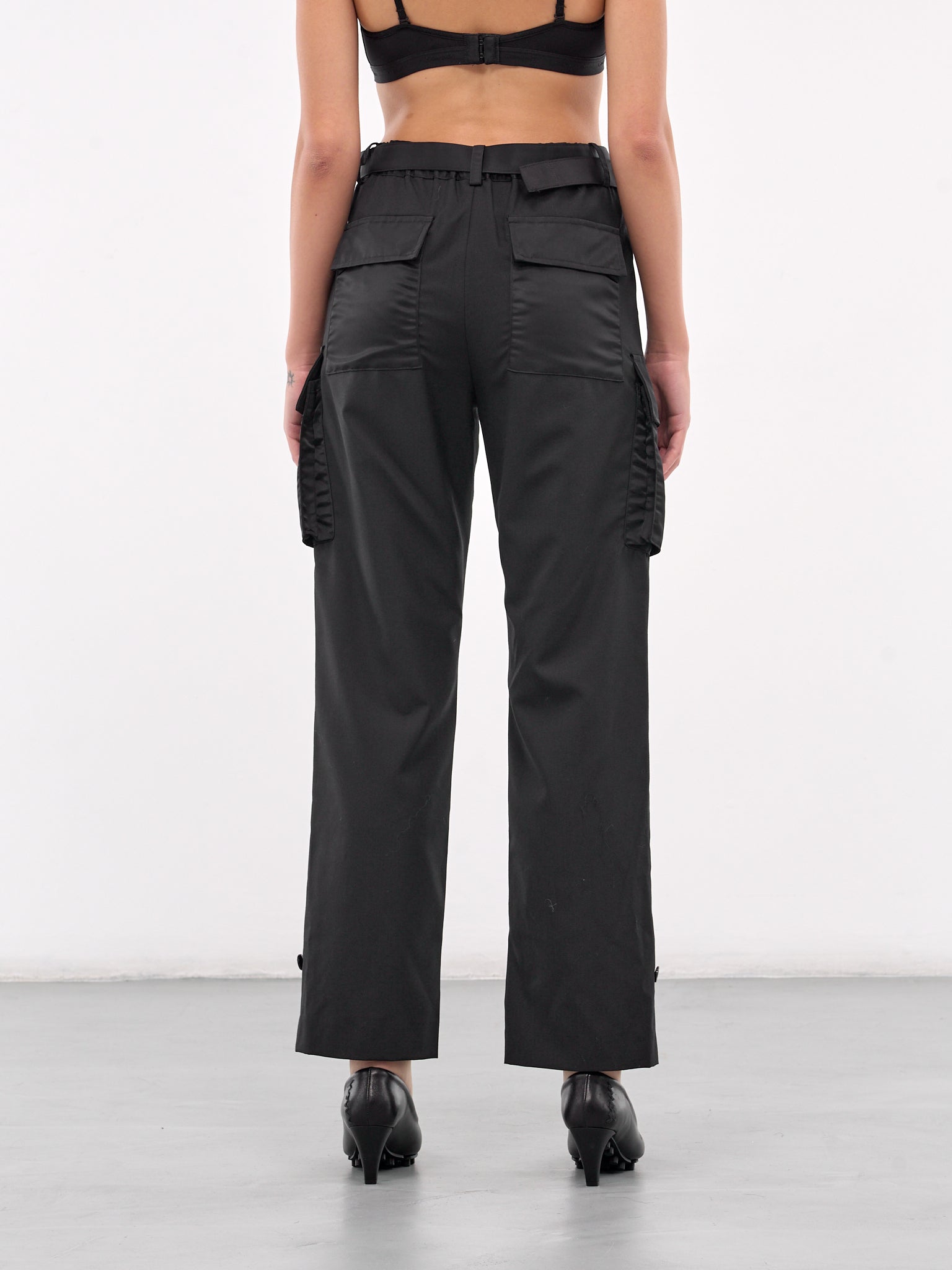 Suiting x Nylon Twill Pants (24-07512-001-BLACK)