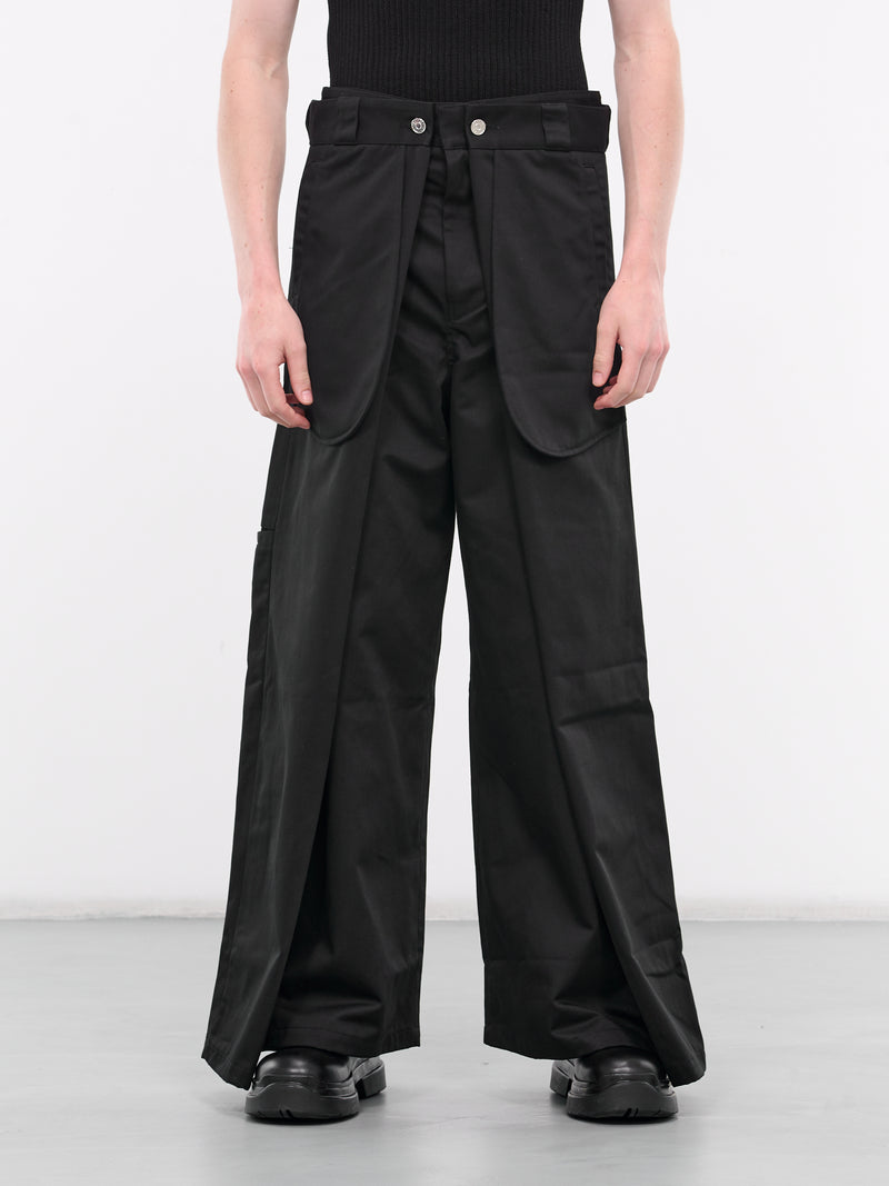 JEAN PAUL GAULTIER x SHAYNE OLIVER Wrap Pants | H. Lorenzo - front