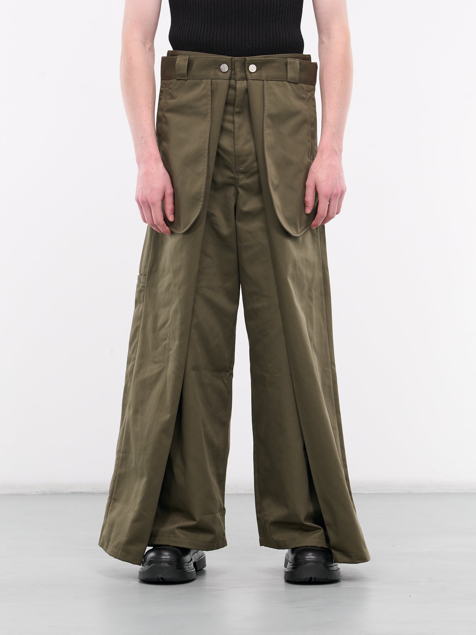 JEAN PAUL GAULTIER x SHAYNE OLIVER Wrap Pants | H. Lorenzo - front