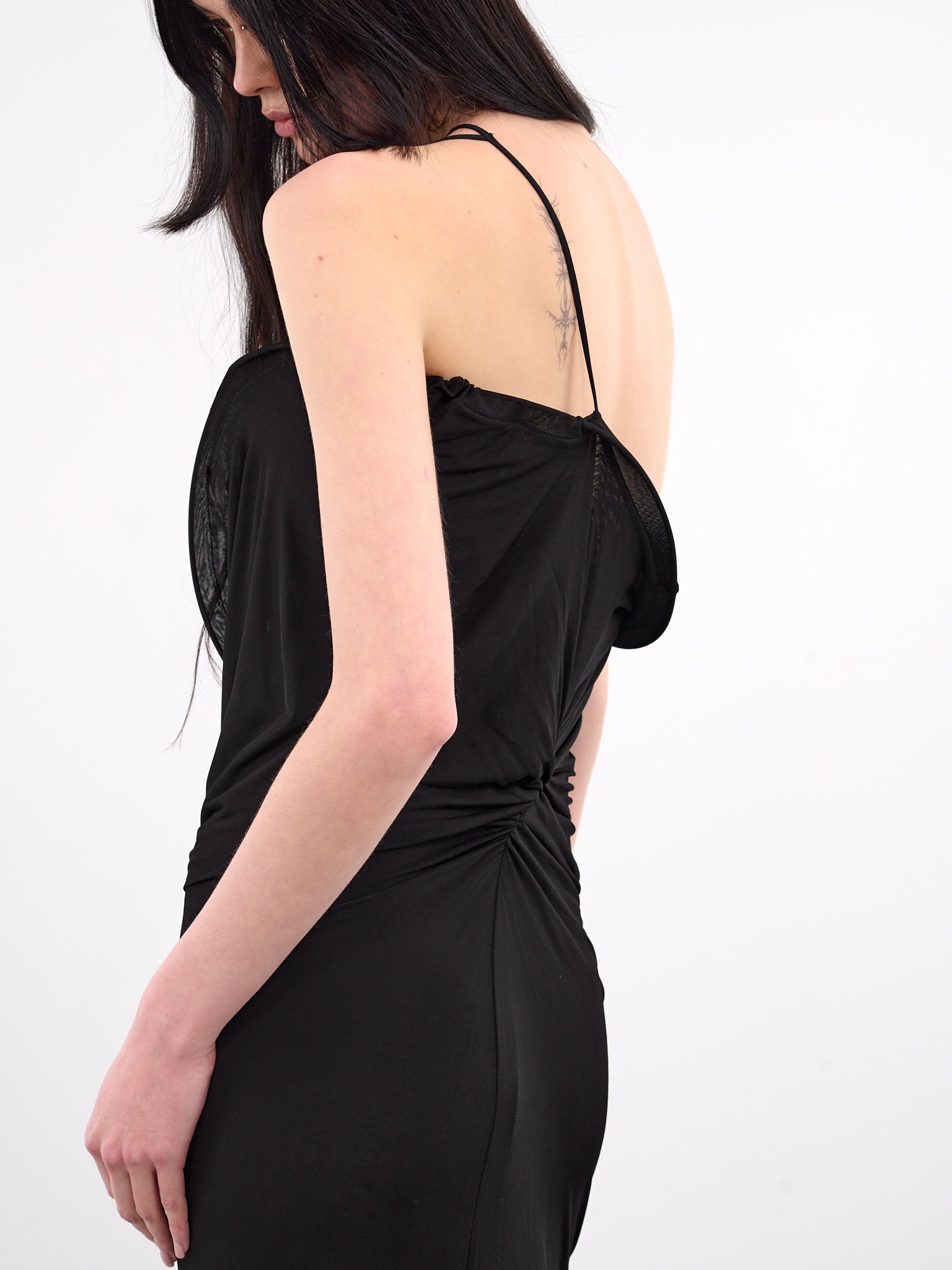 Wave Coil Dress (24043227-BLACK)