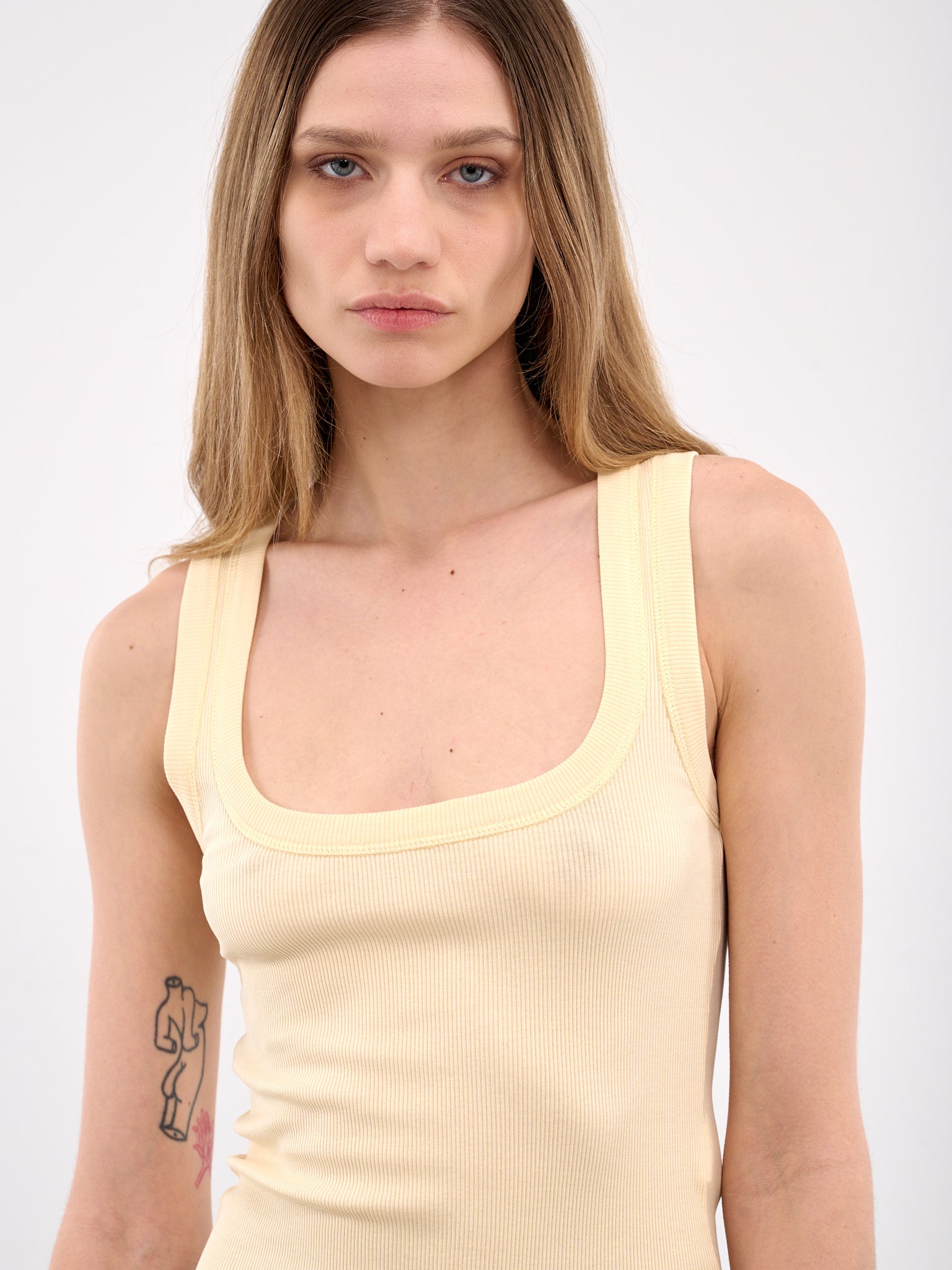 The Grosgrain Bodysuit (241JS159-2032-LIGHT-BEIGE)