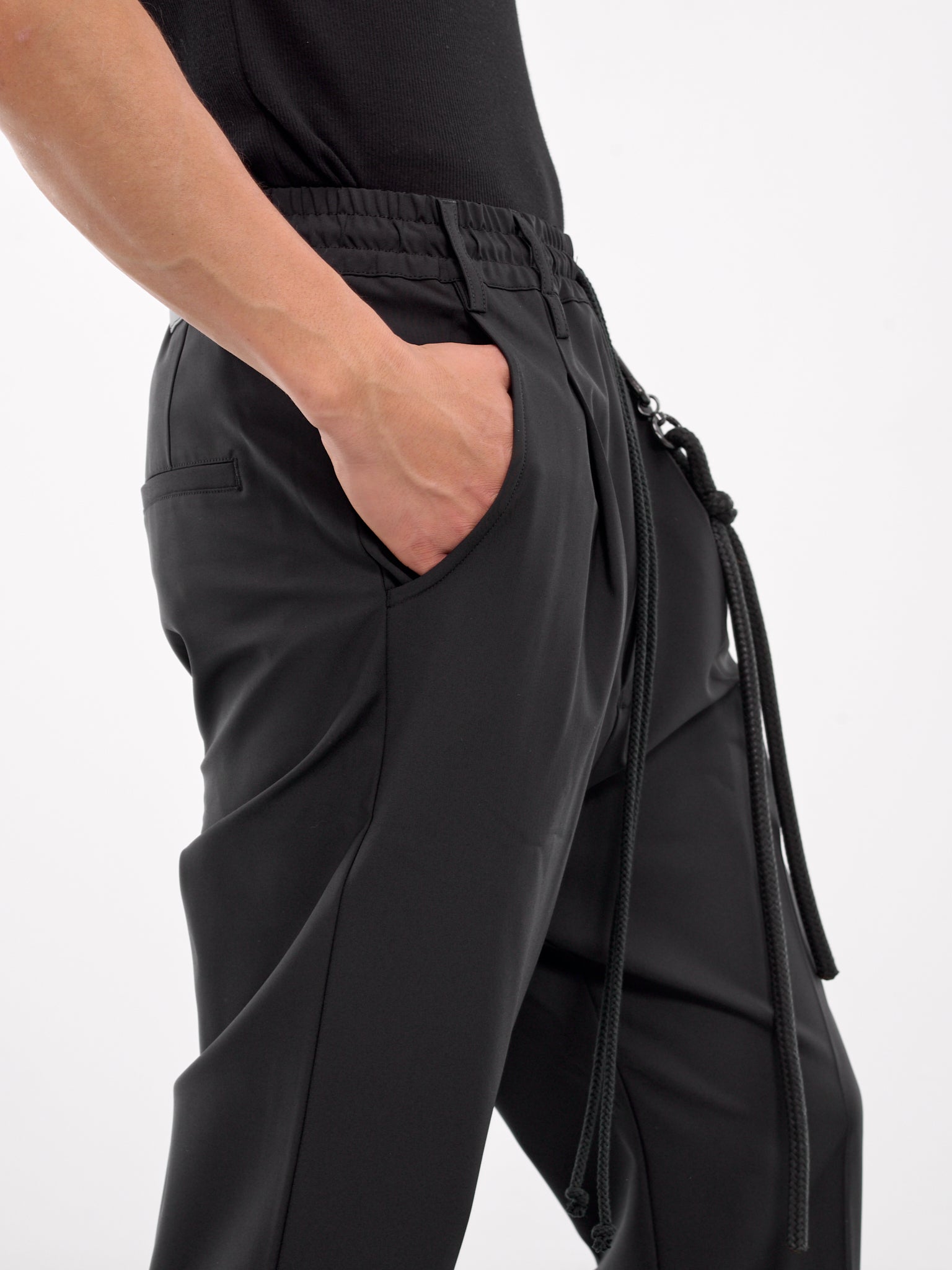 Lounge Pants (242-MPT065-POLY-BLACK)