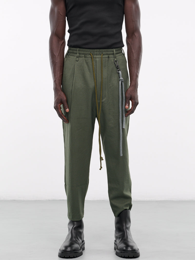 Rope Drawcord Lounge Pants (242-MPT065-SAGE)