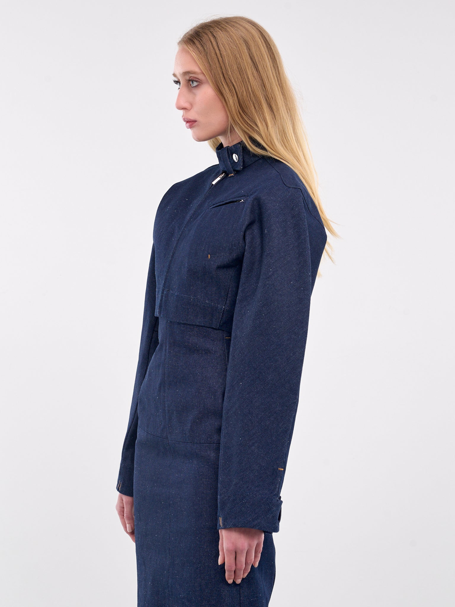 The Cabrio Denim De-Nîmes Jacket (243DE052-1513-NAVY)