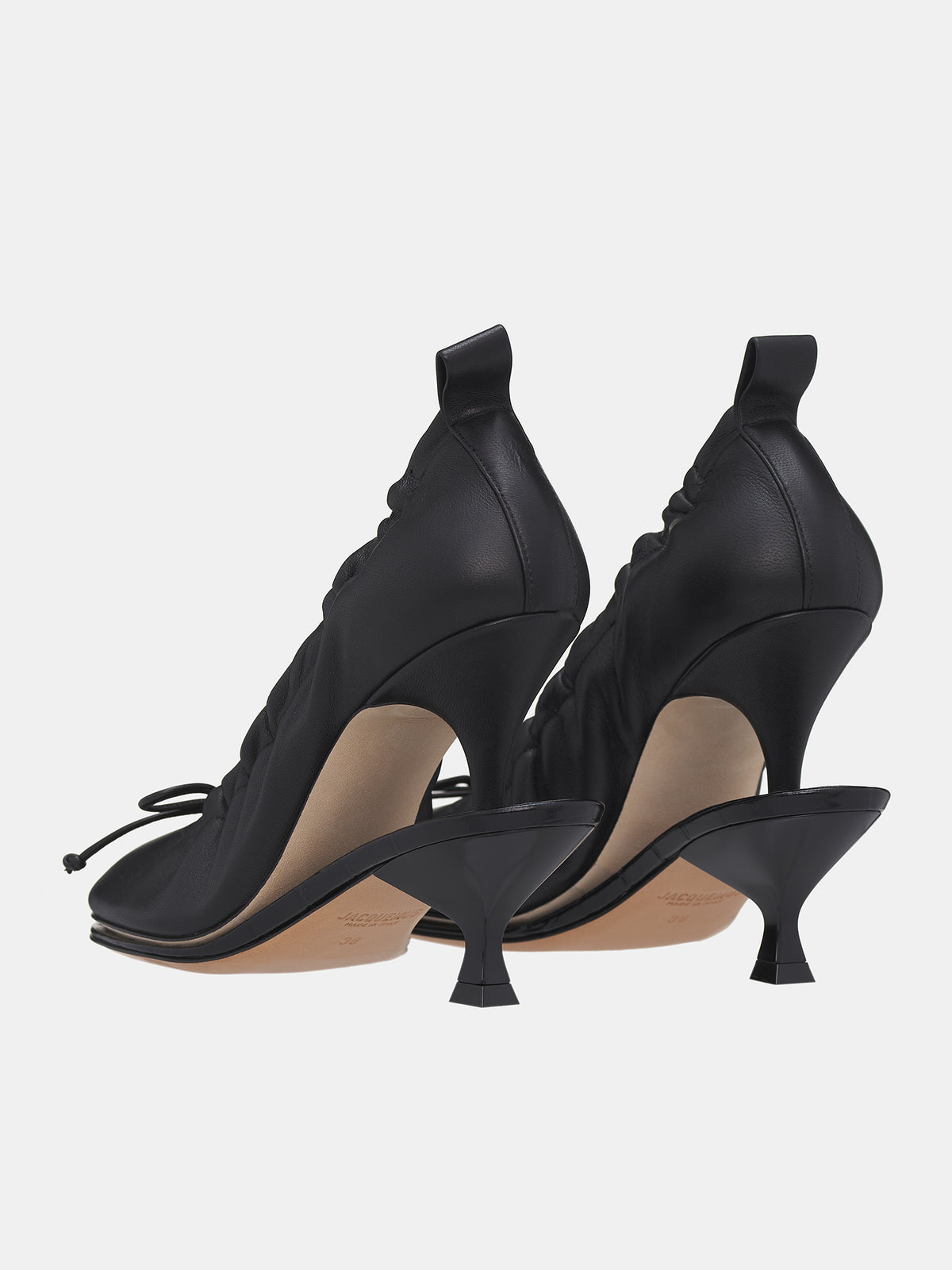 The Double Ballerina Heels (243FO154-3073-BLACK)