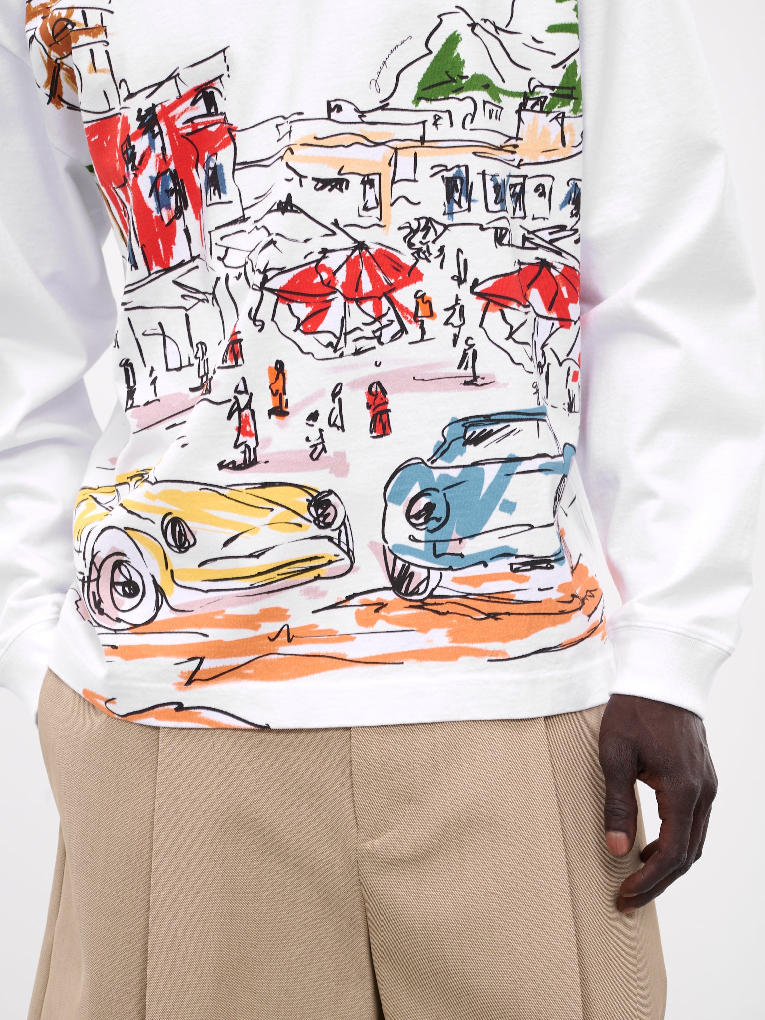 JACQUEMUS Cars Print T-Shirt | H. Lorenzo - detail 2