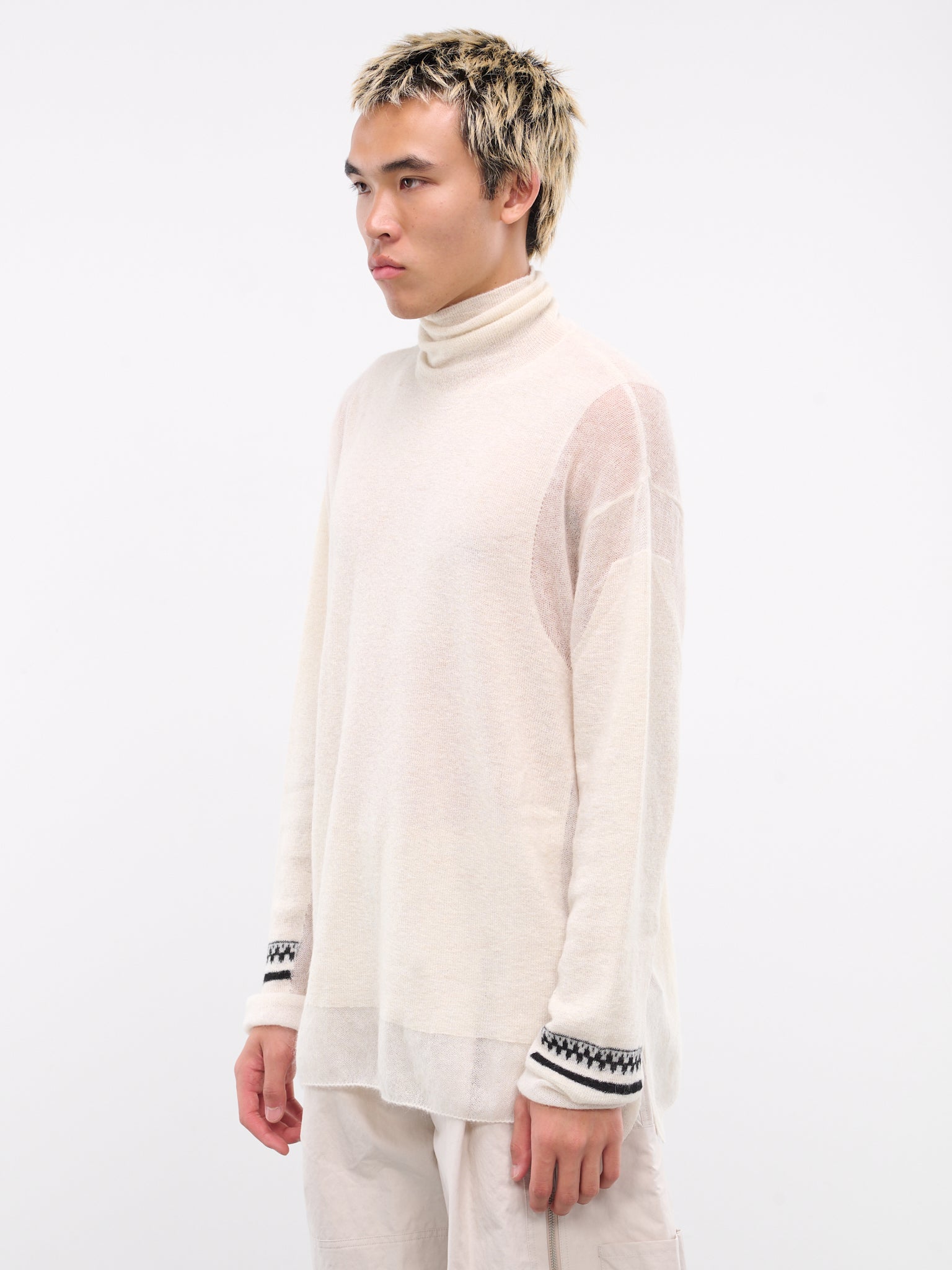 Turtleneck Sweater (24A96MUK03-001-ALABASTER)