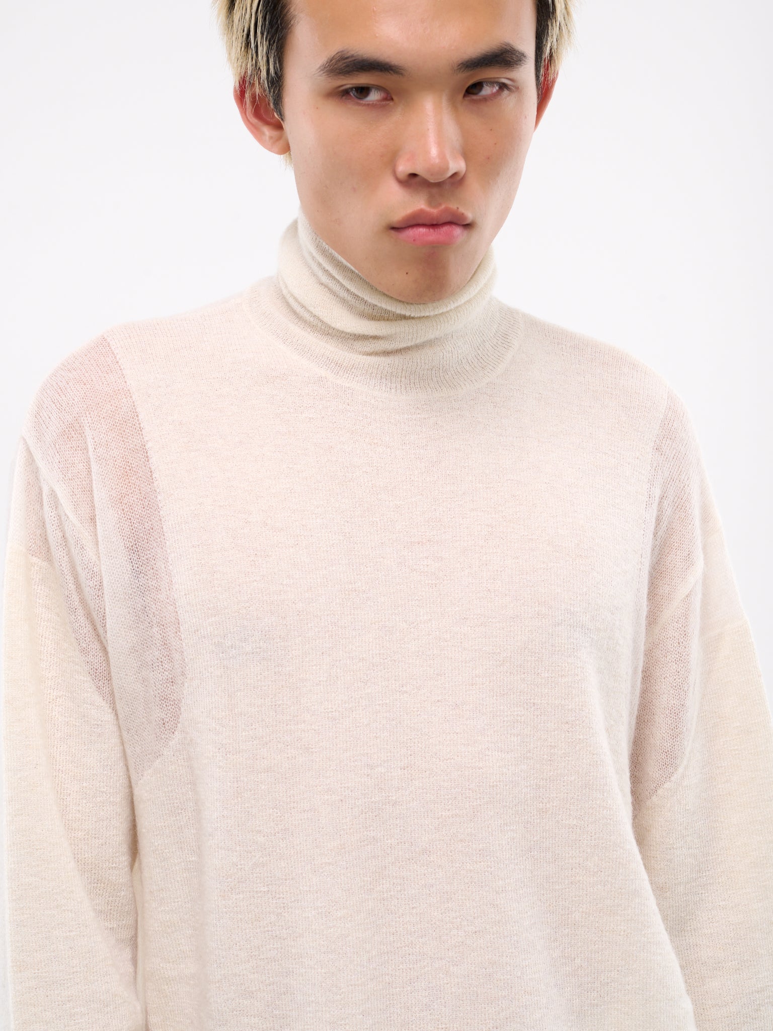 Turtleneck Sweater (24A96MUK03-001-ALABASTER)