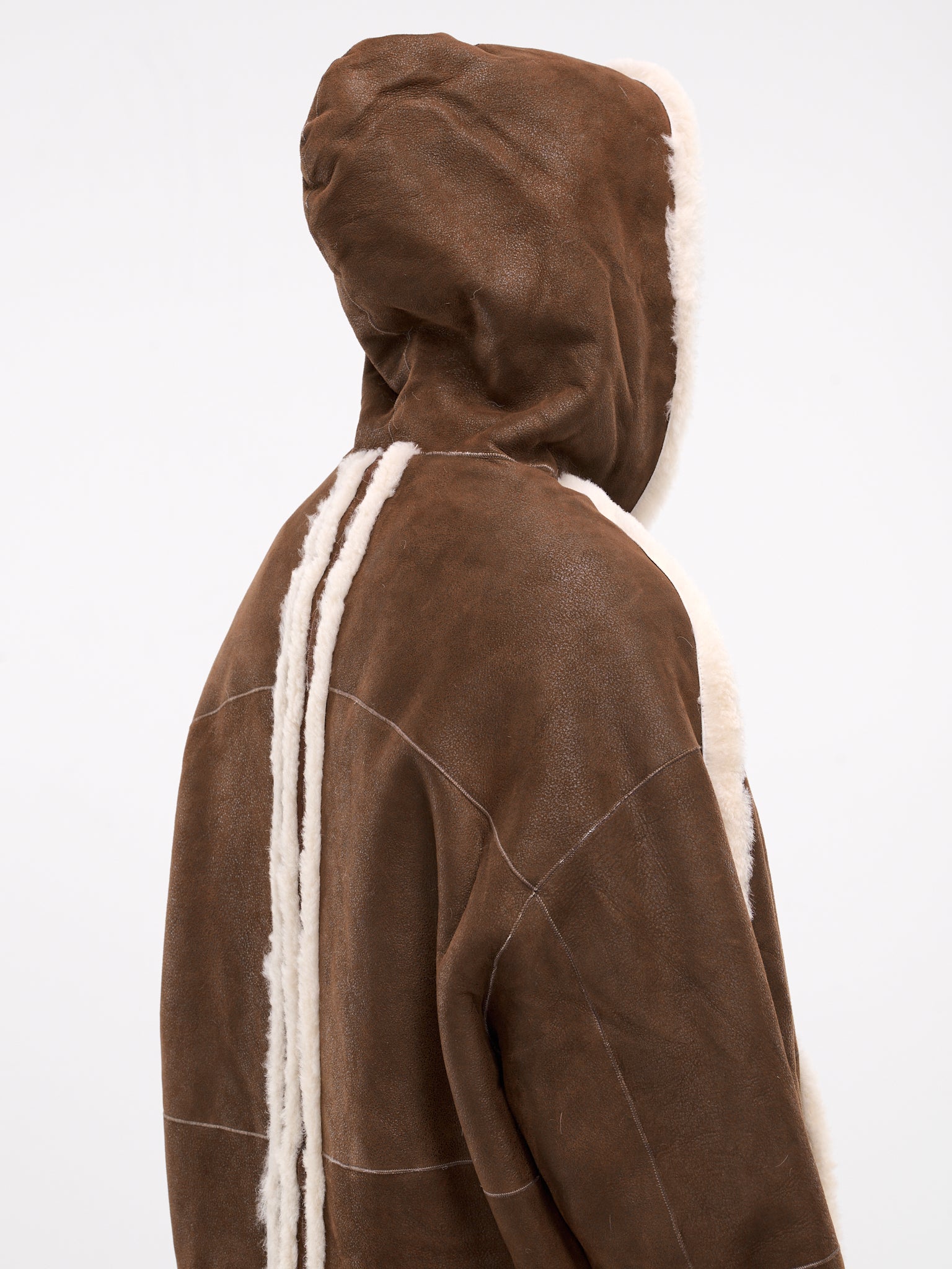 MORDECAI Hooded Shearling Jacket | H. Lorenzo - detail 1