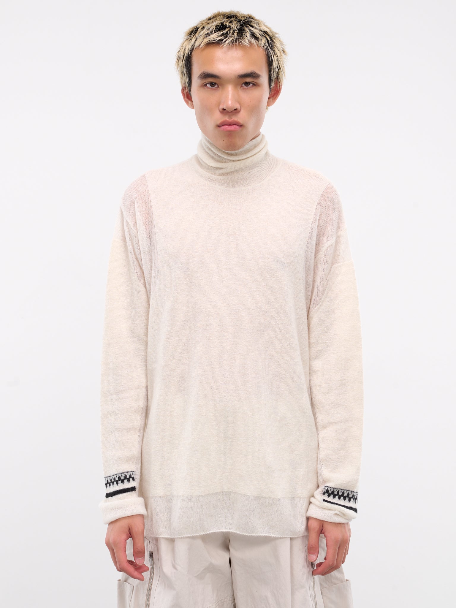 Turtleneck Sweater (24A96MUK03-001-ALABASTER)