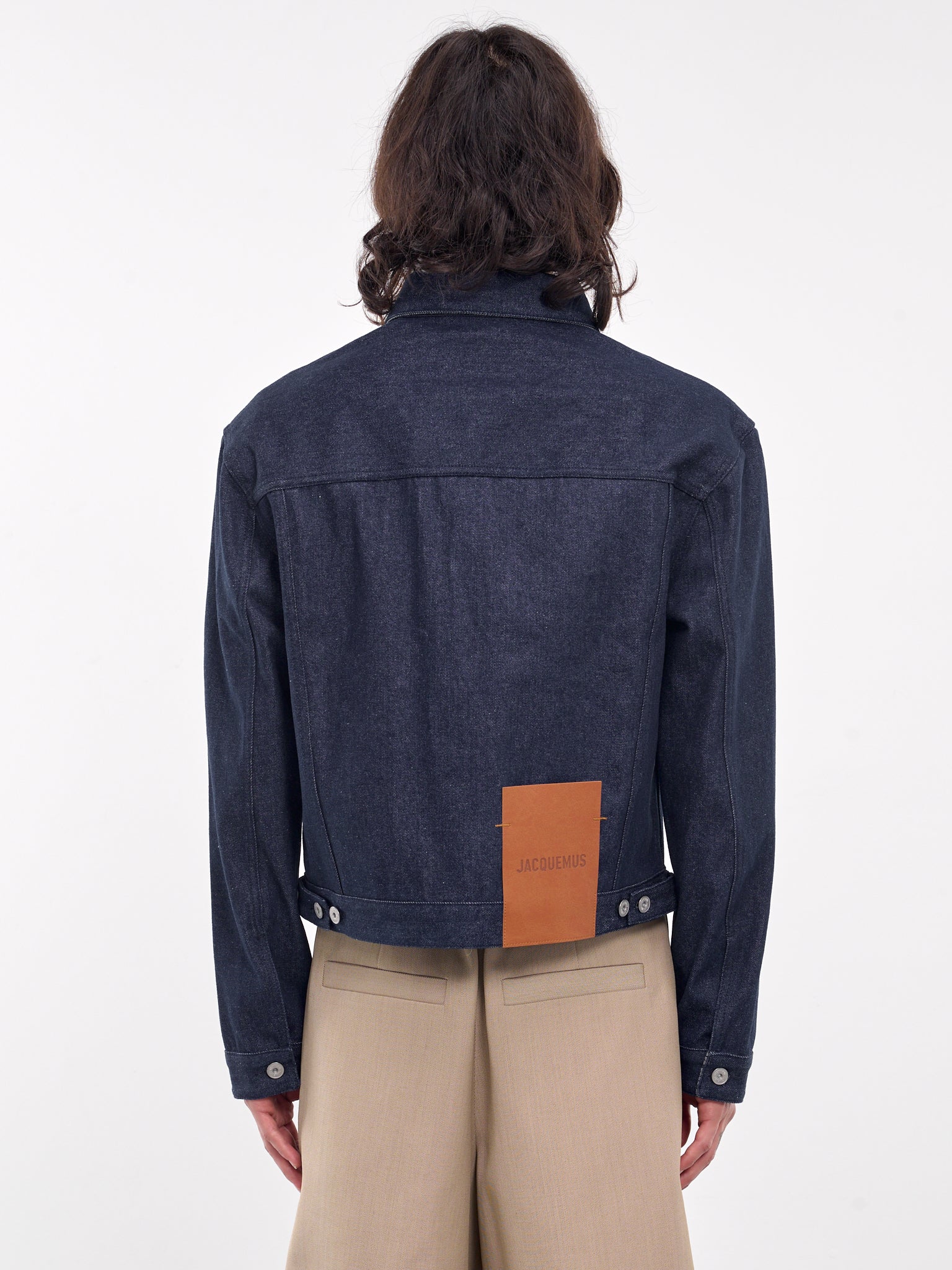 The Denim De-Nîmes Jacket (246DE067-1513-NAVY-STRIPE)