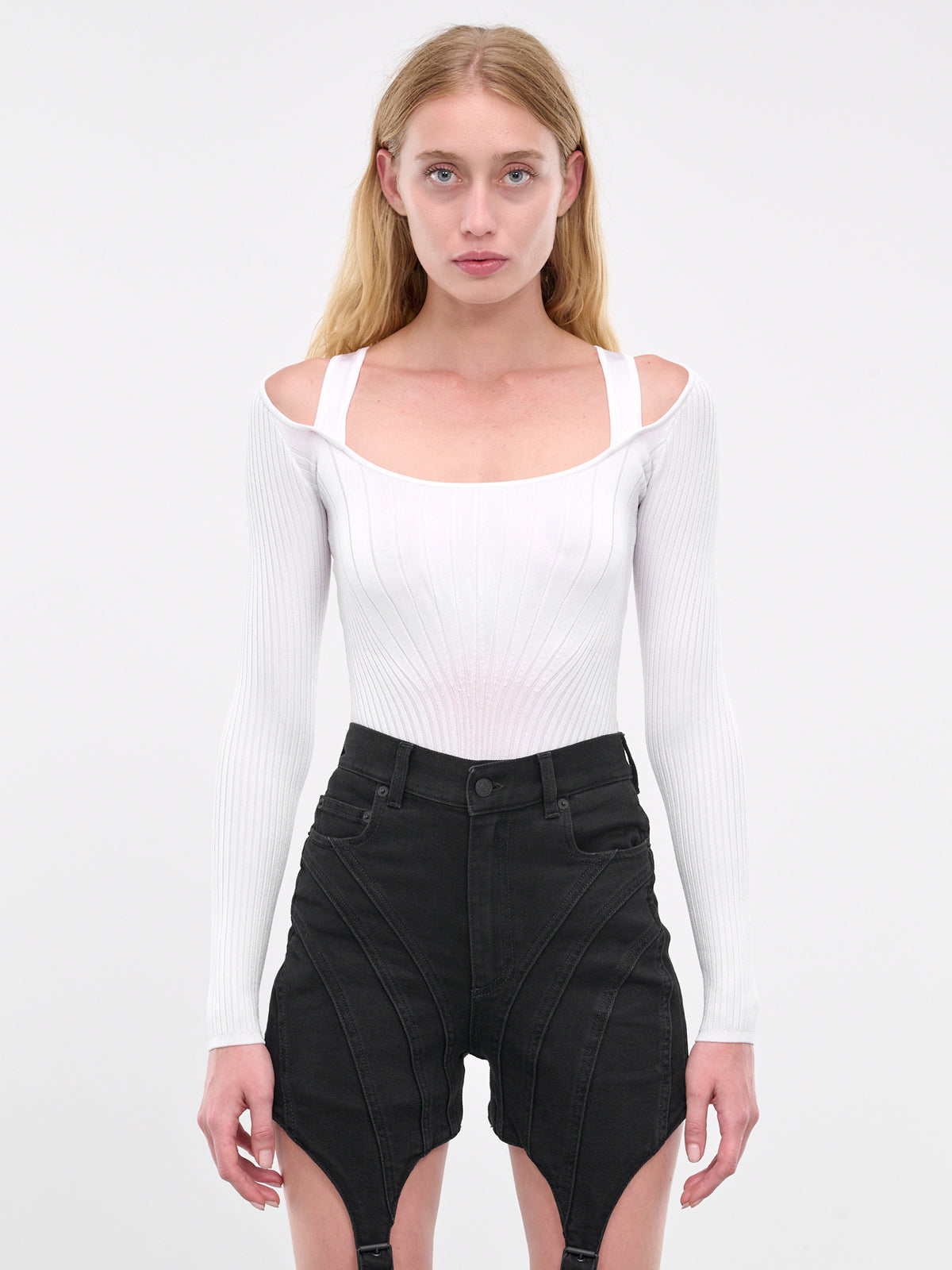 Contoured Top (24F2T007181116-OFF-WHITE)