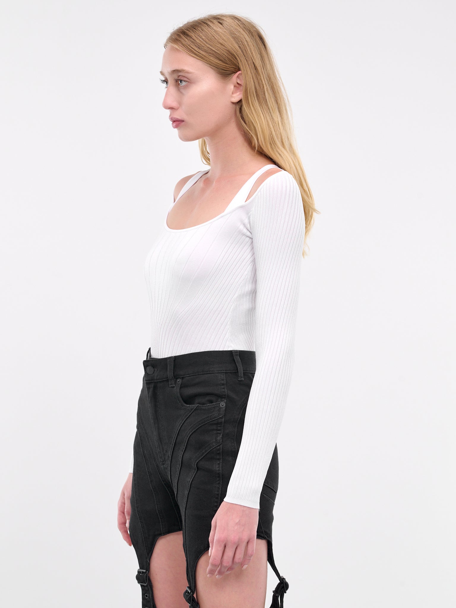 Contoured Top (24F2T007181116-OFF-WHITE)