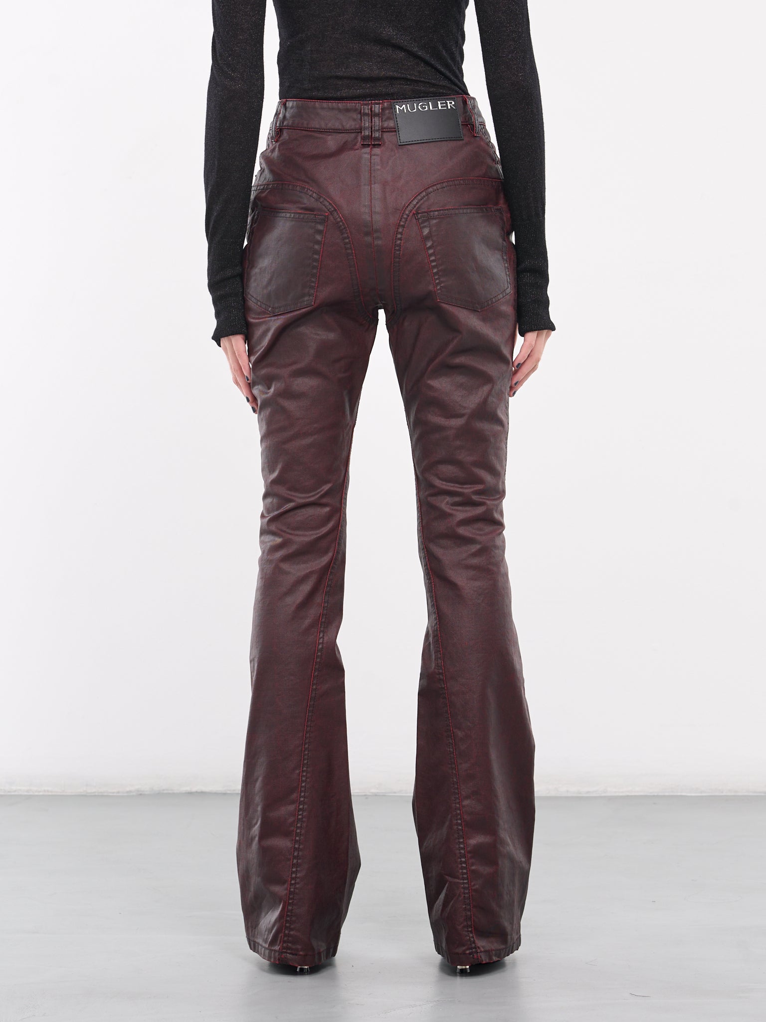 Vampire Waxed Denim Trousers (24F6PA0398286-VAMPIRE)