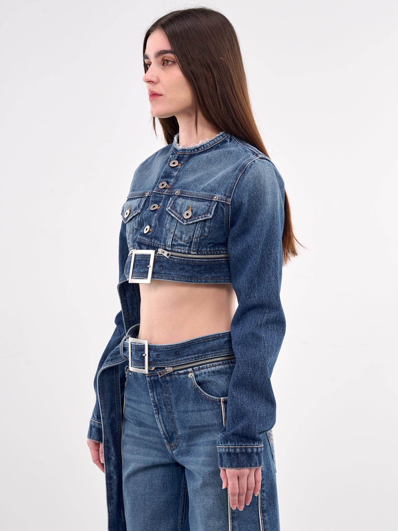 The Belted Denim Jacket (25-33-F-VE088-D013-VINT-BLUE)