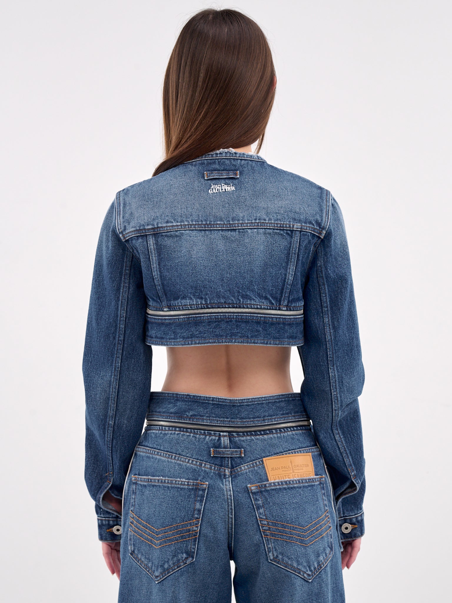 The Belted Denim Jacket (25-33-F-VE088-D013-VINT-BLUE)