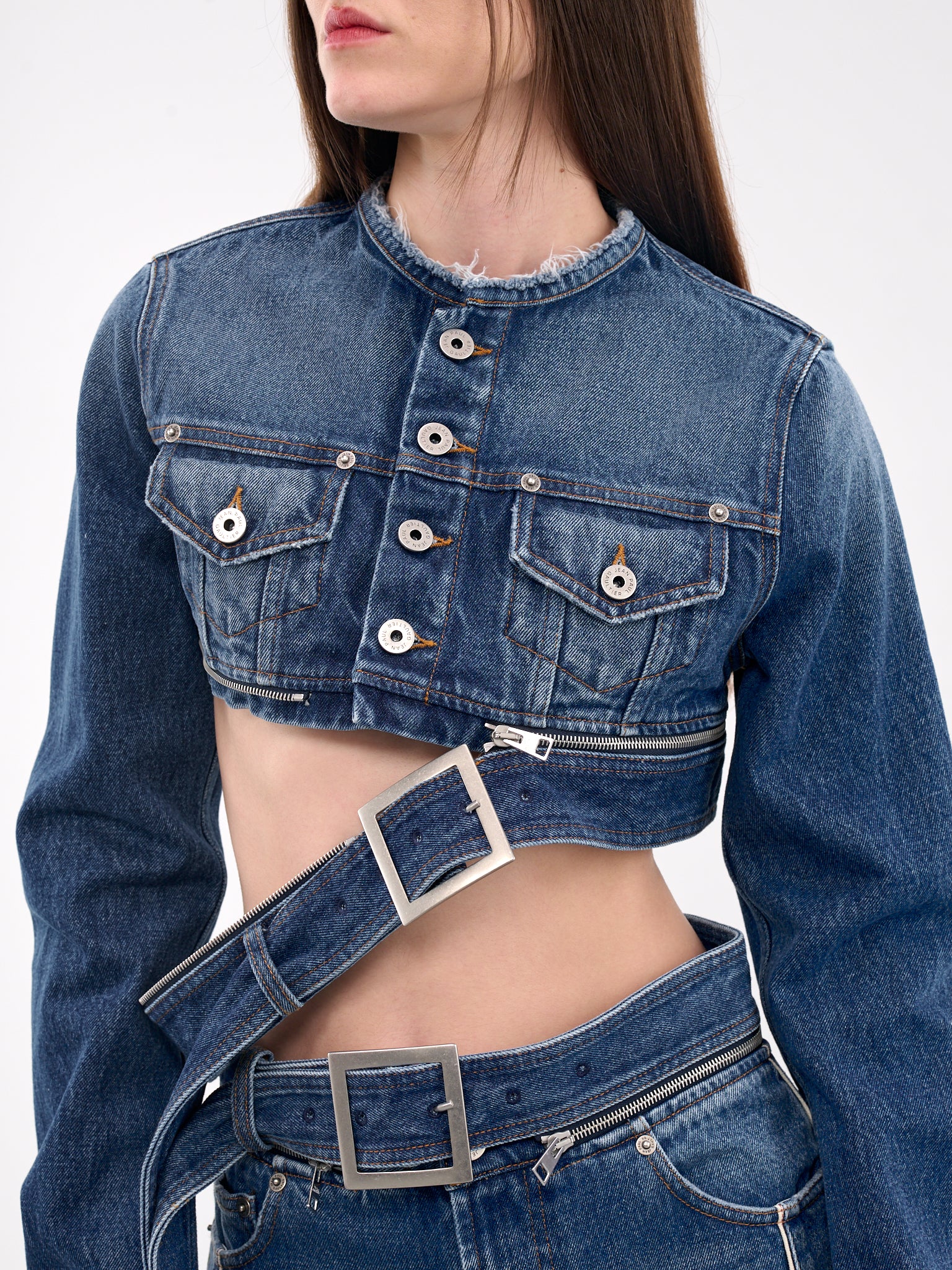 The Belted Denim Jacket (25-33-F-VE088-D013-VINT-BLUE)