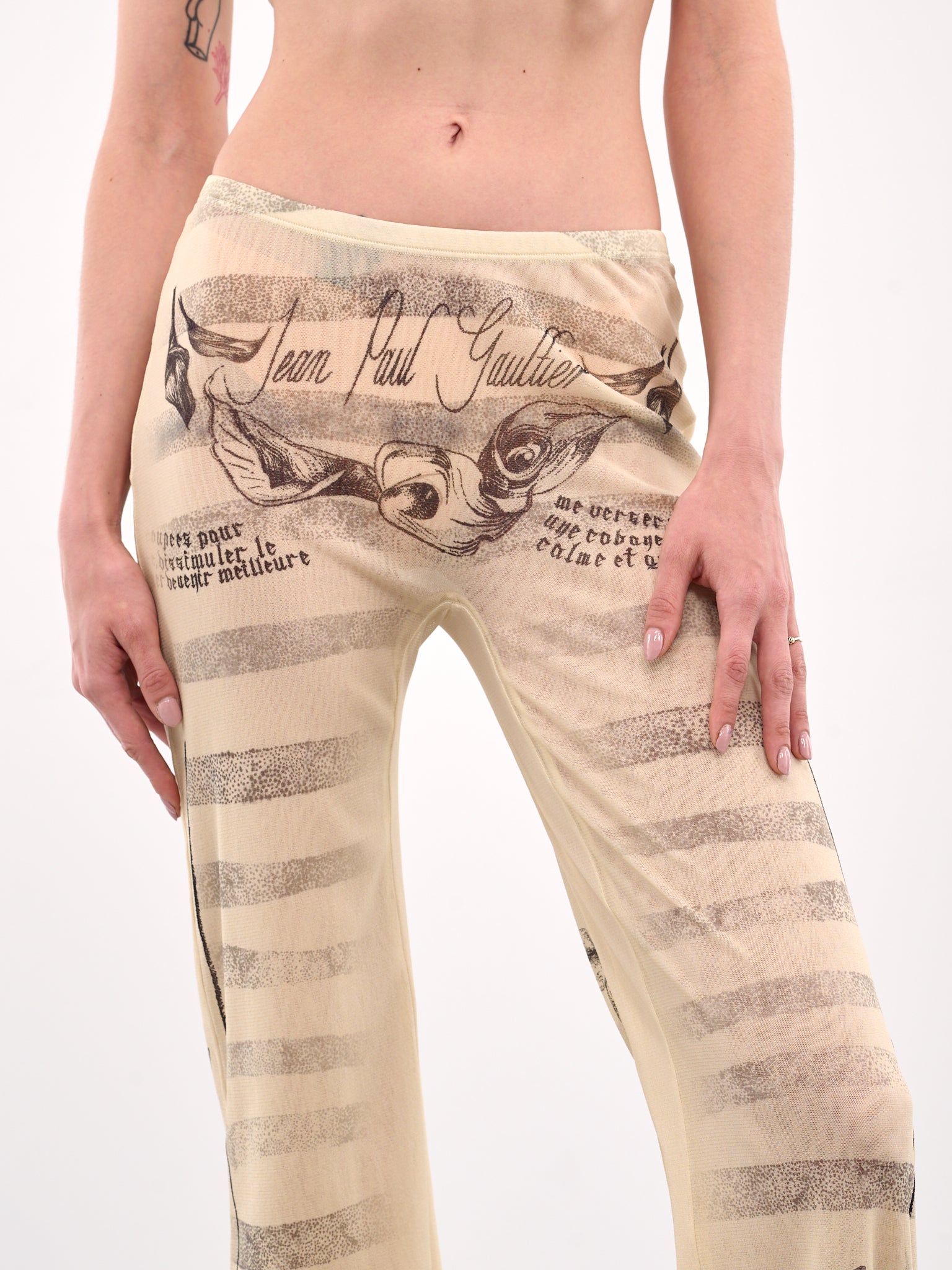 The “Tattoo Marinière” Pants (25-34-F-PA191-T586-MULTI)