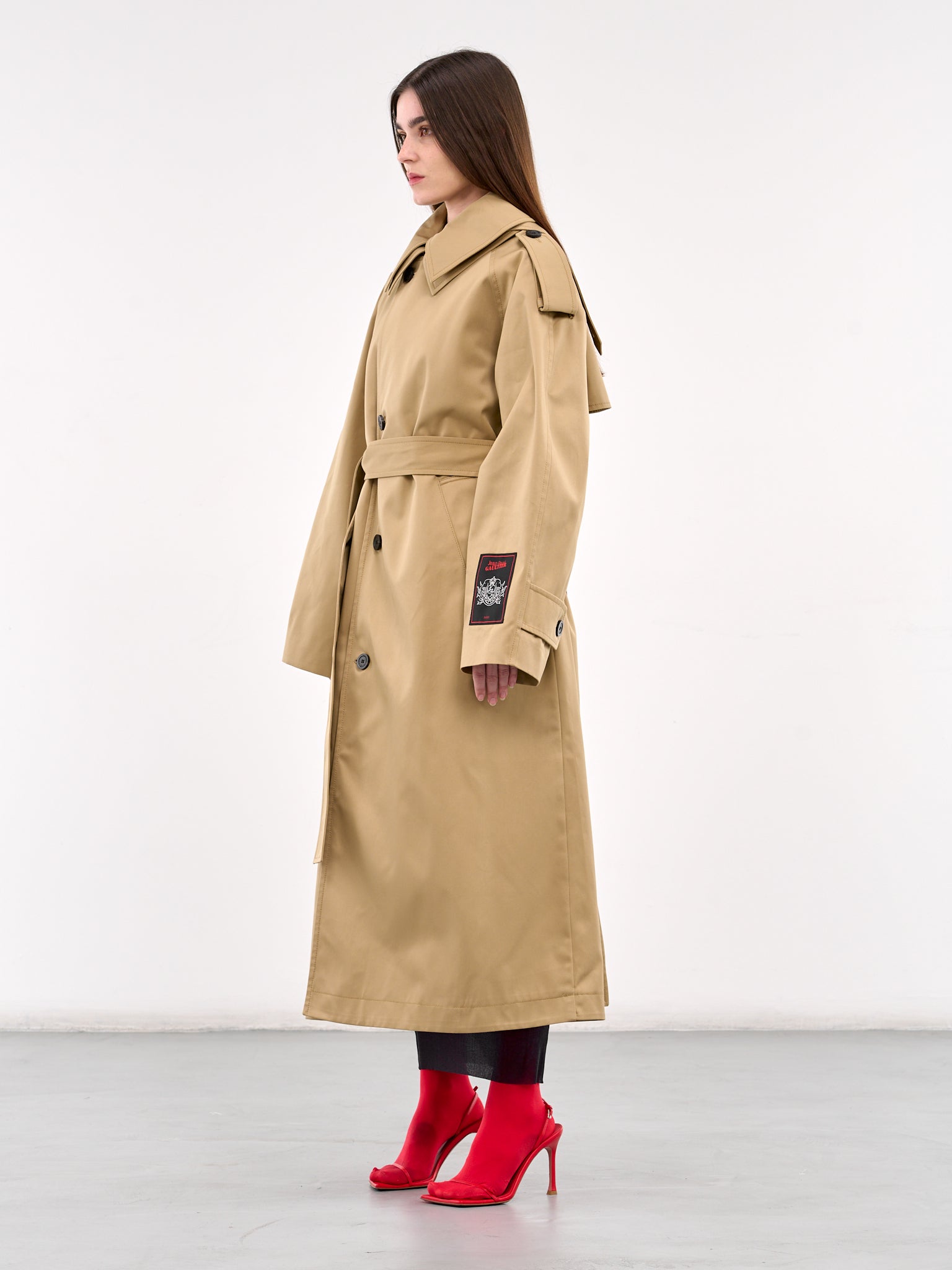 The Deconstructed Trench Coat (25-33-F-MA034E-C072-BEIGE)