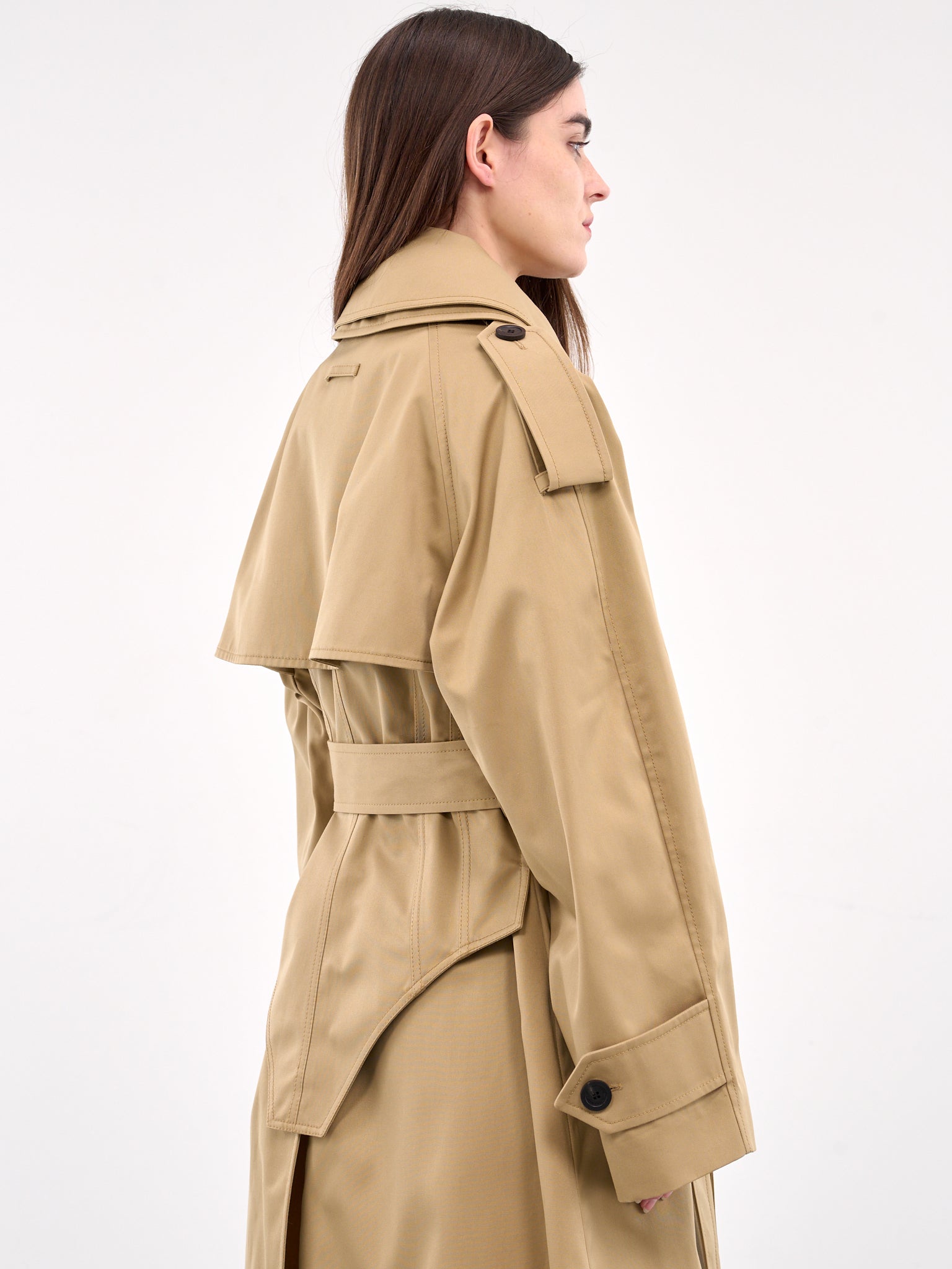 The Deconstructed Trench Coat (25-33-F-MA034E-C072-BEIGE)