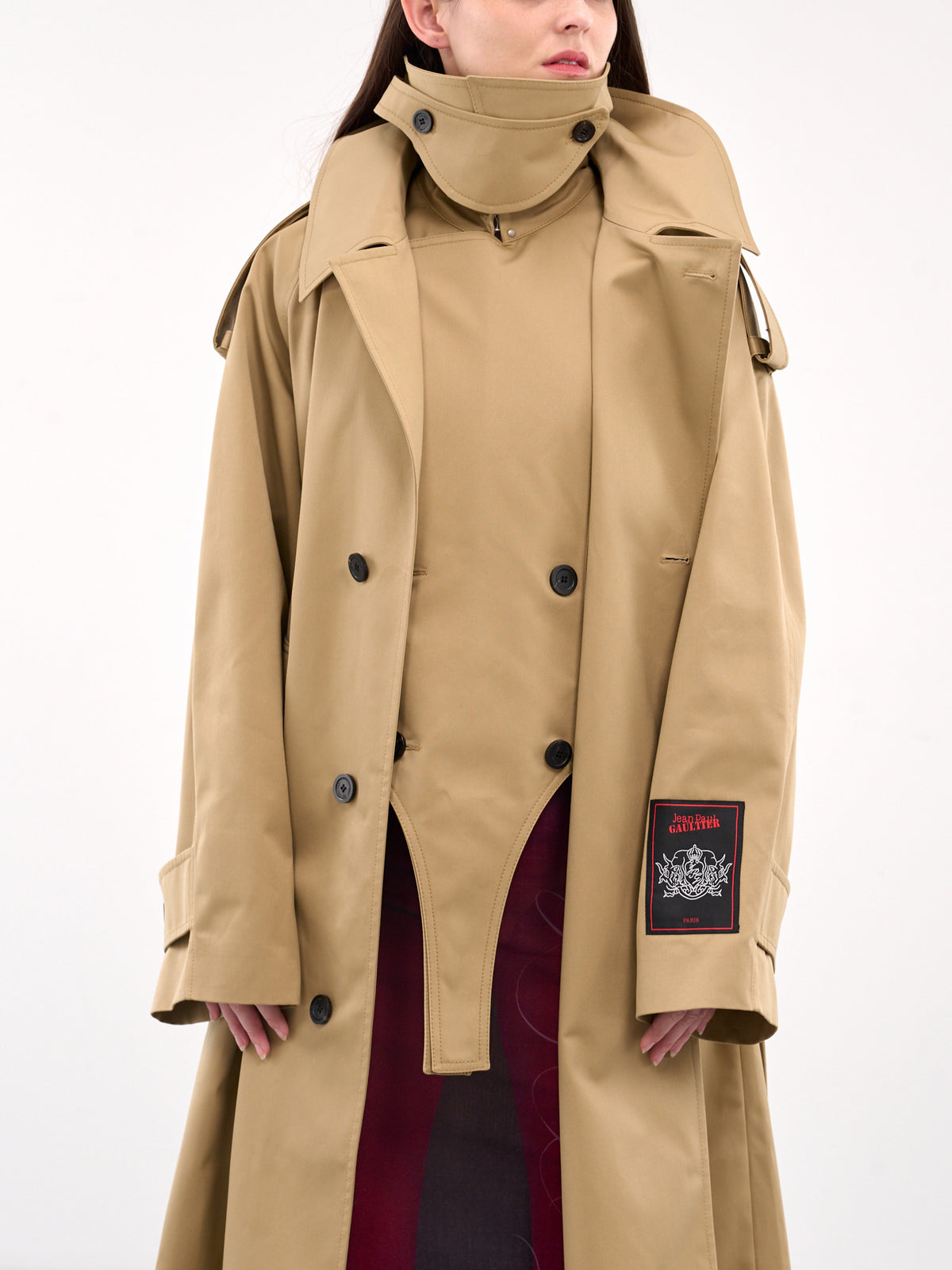 The Deconstructed Trench Coat (25-33-F-MA034E-C072-BEIGE)