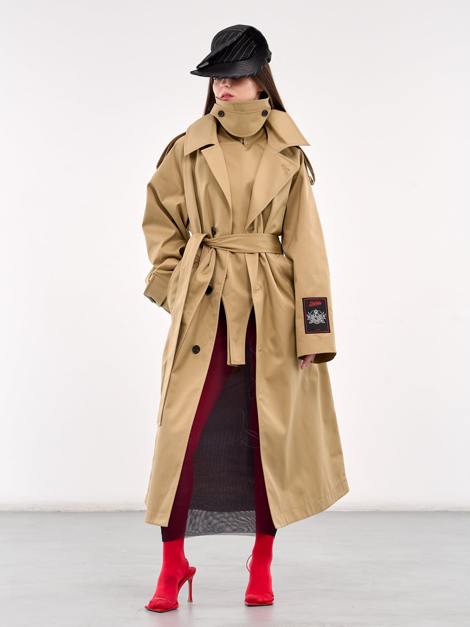 The Deconstructed Trench Coat (25-33-F-MA034E-C072-BEIGE)