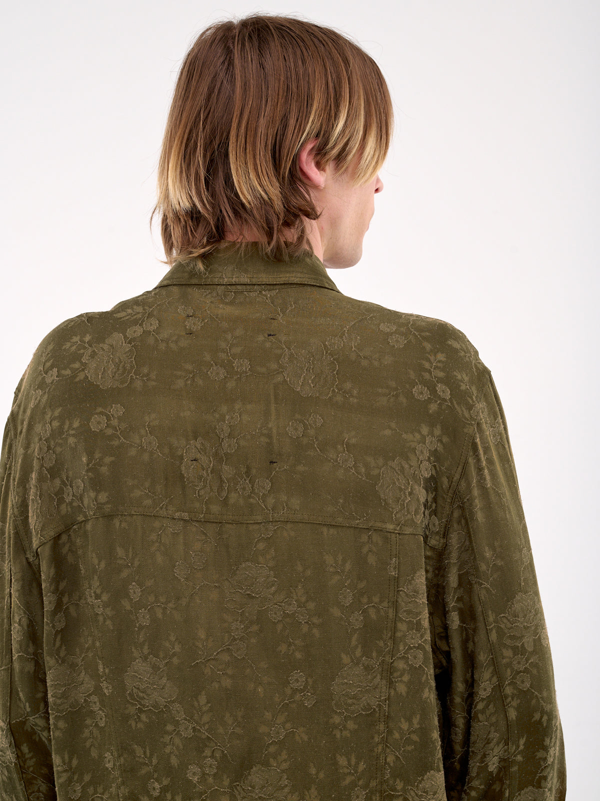 Antique Floral Work Jacket (251-MJK052-KHAKI)