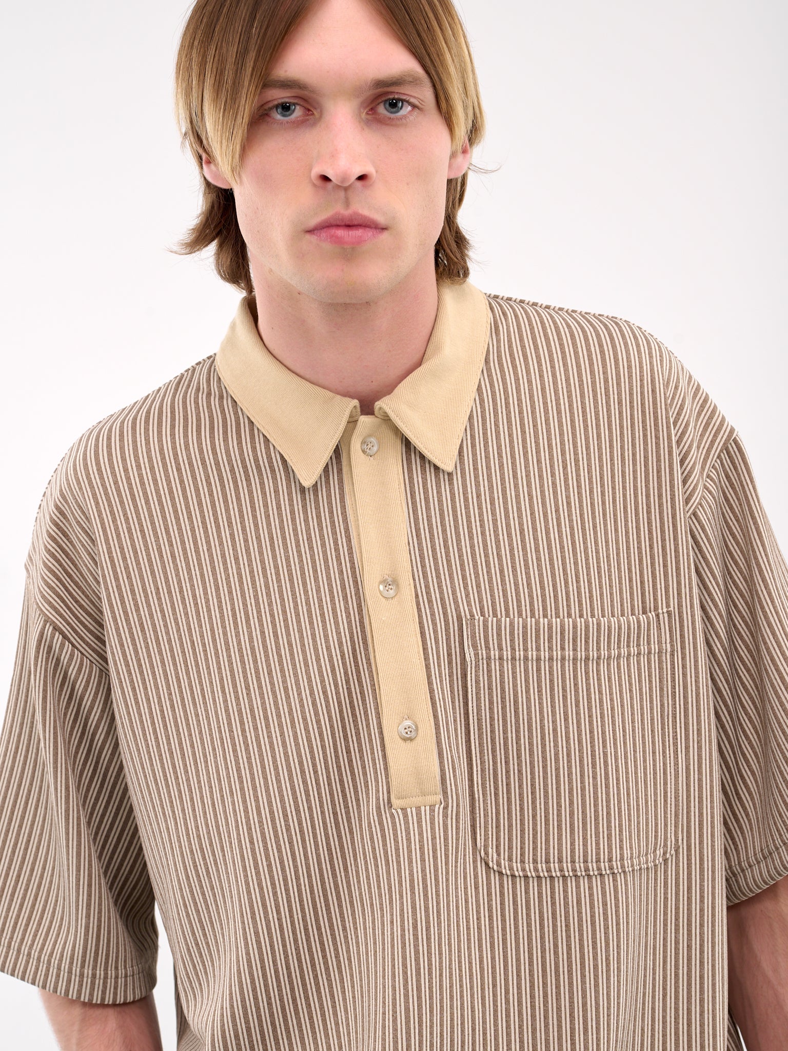 Gym Polo (251-MTS037-BEIGE)