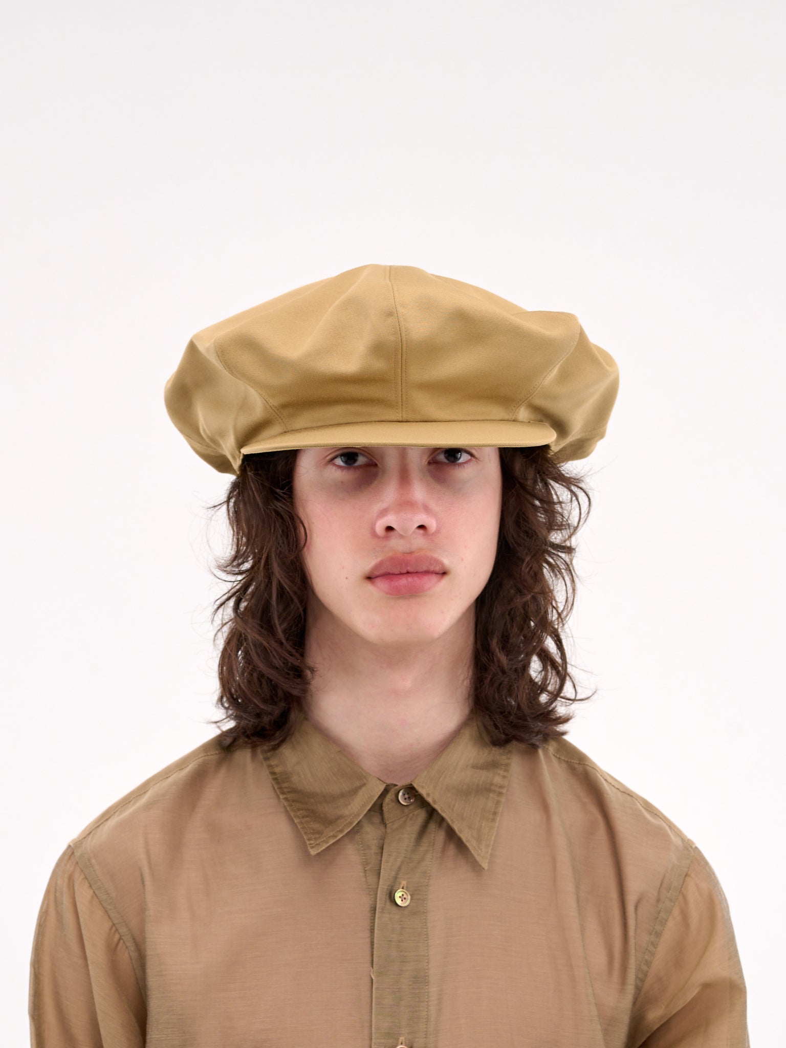 Poly Chino Flat Big Casquette (251215-25-CAMEL)