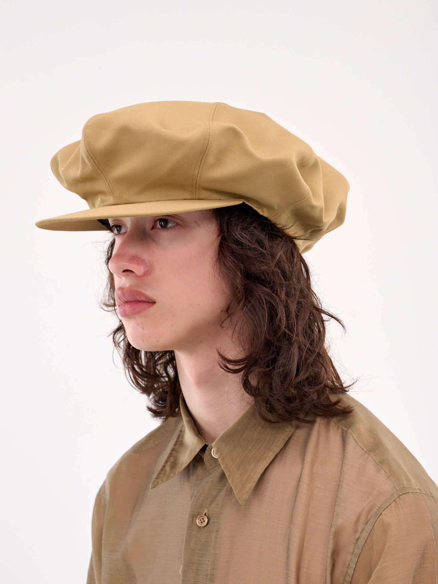 Poly Chino Flat Big Casquette (251215-25-CAMEL)