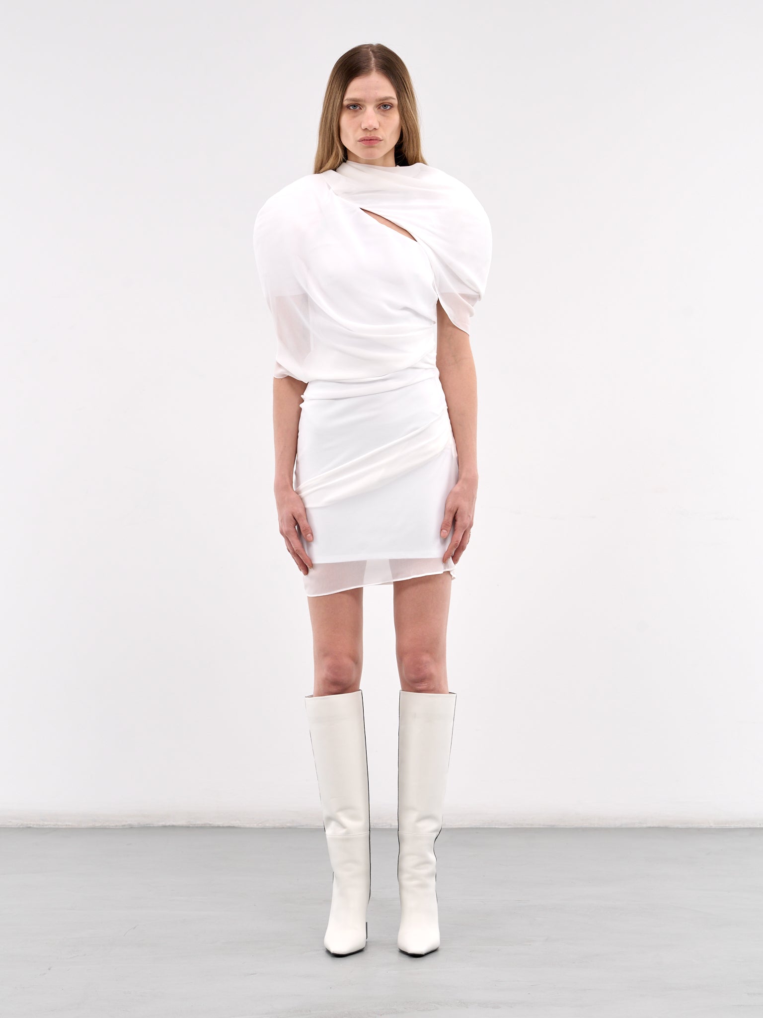 The Castagna Dress (251DR130-1555-WHITE)