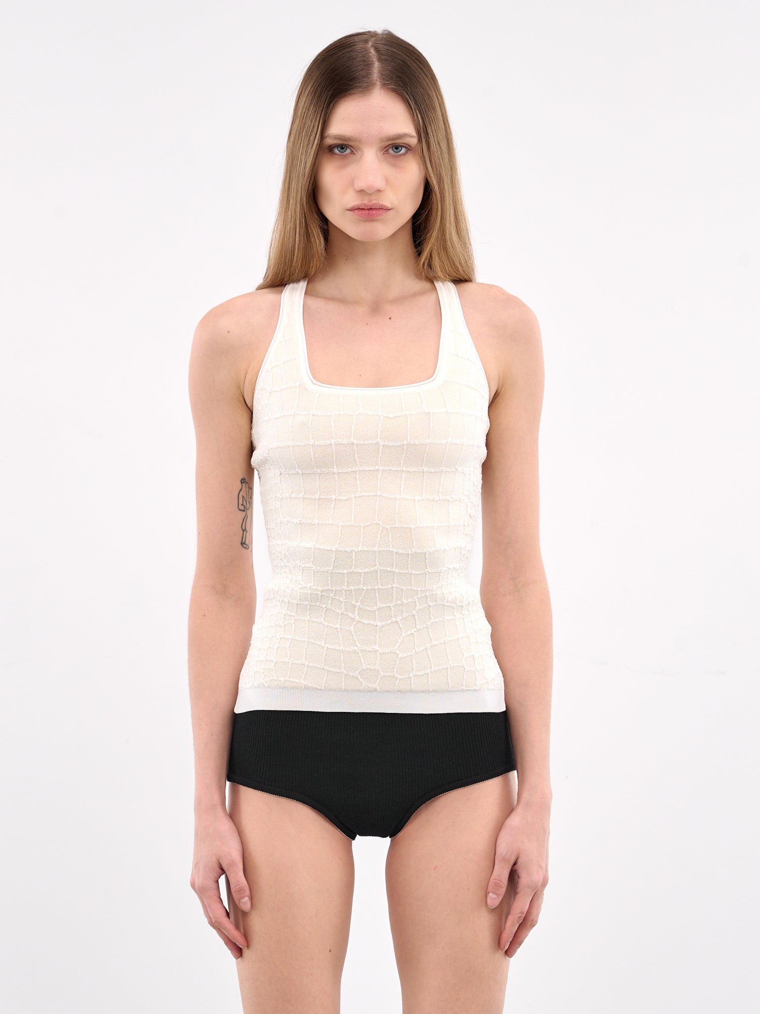 The Scala Tank Top (251KN587-2429-OFF-WHITE)