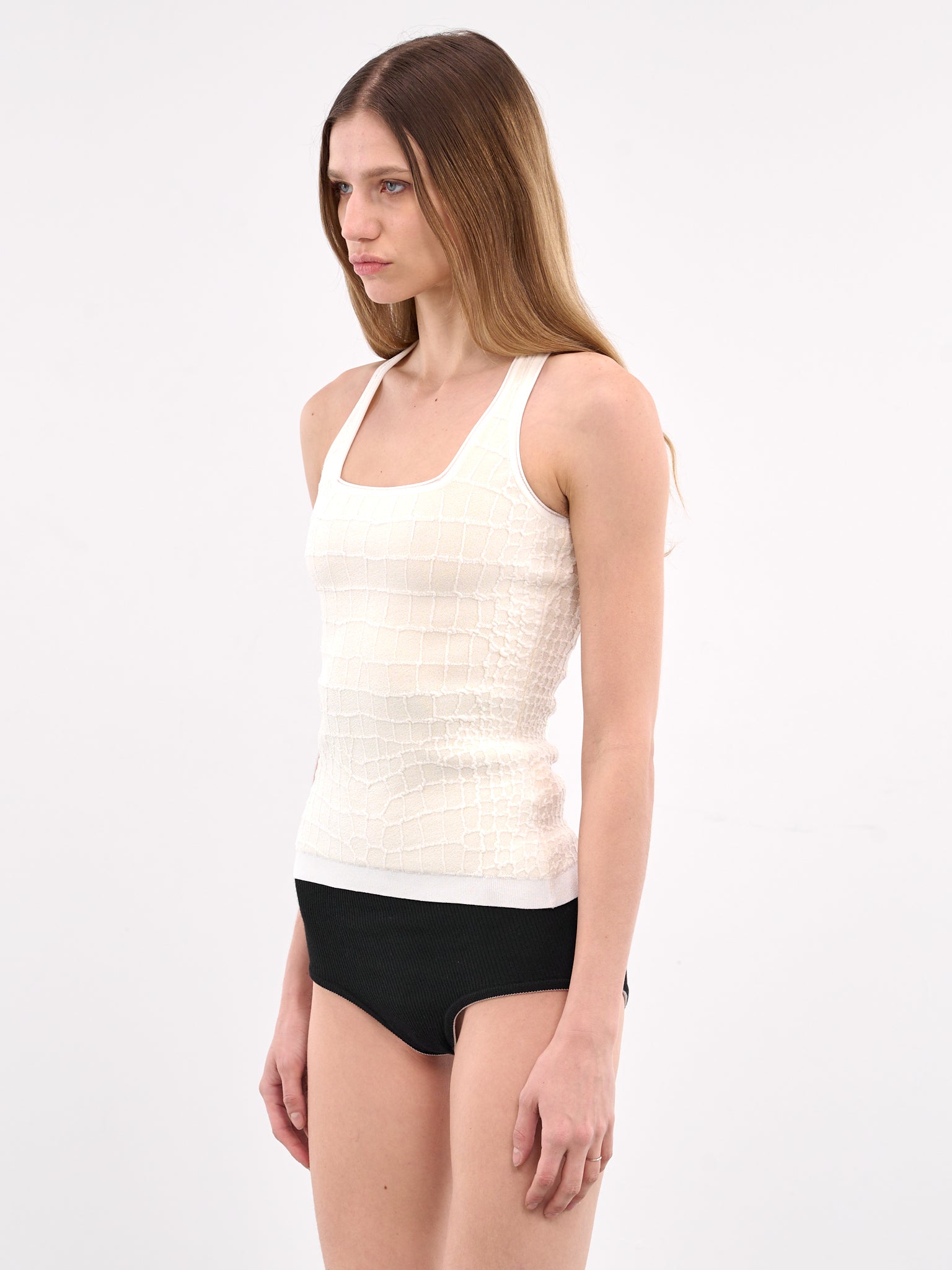 The Scala Tank Top (251KN587-2429-OFF-WHITE)