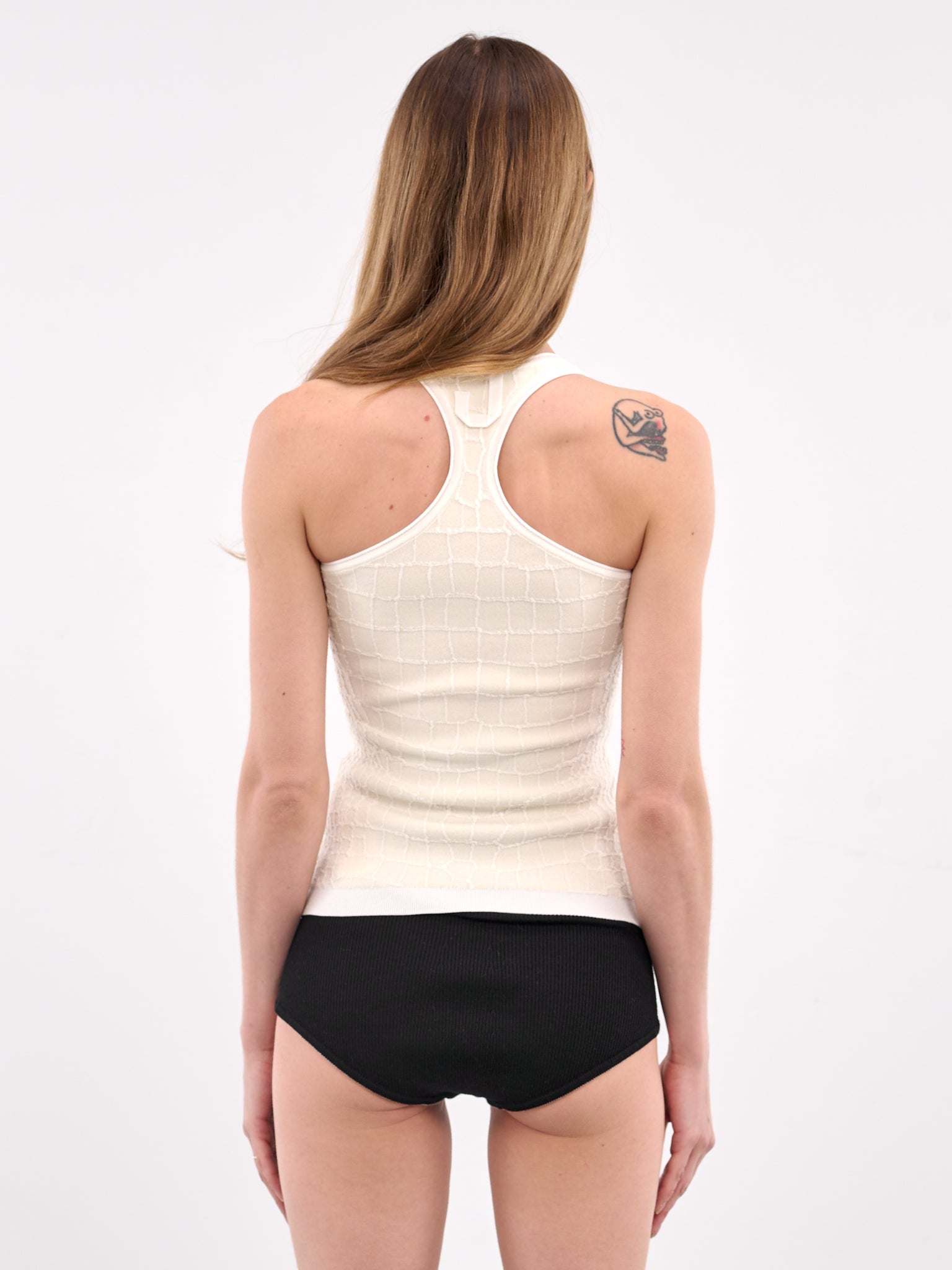 The Scala Tank Top (251KN587-2429-OFF-WHITE)