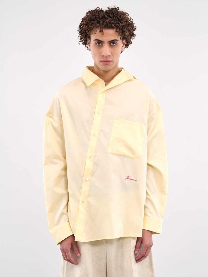 The Cuadro Shirt (255SH080-1755-LIGHT-YELLOW)