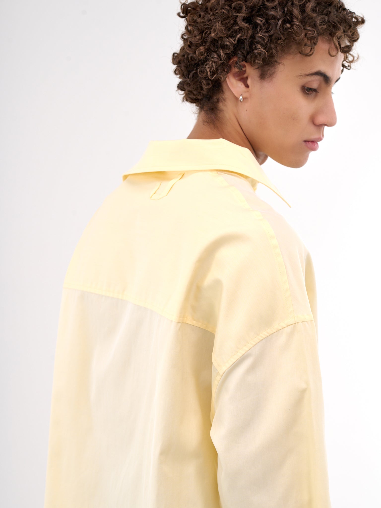 The Cuadro Shirt (255SH080-1755-LIGHT-YELLOW)