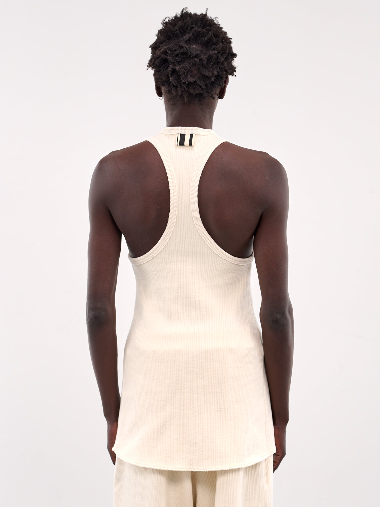 Seersucker Tank Top (25E96MDJ07-004-IVORY)