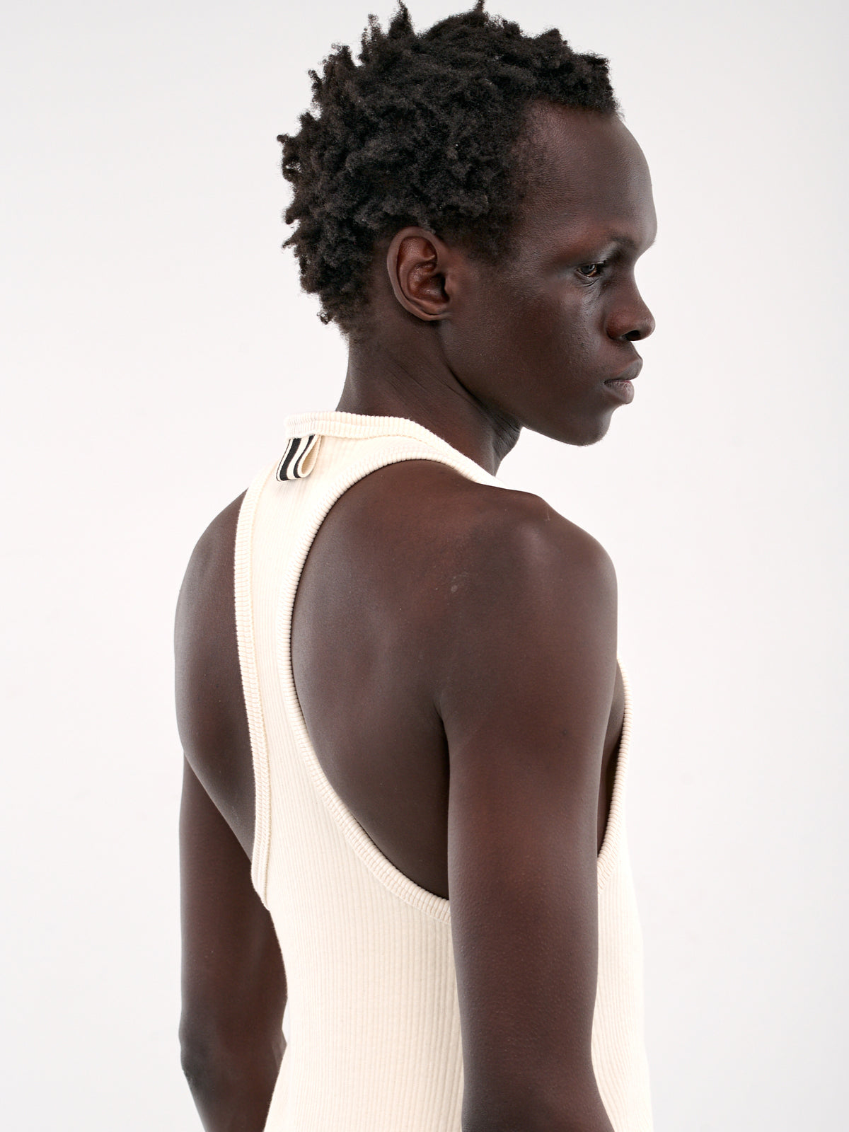 Seersucker Tank Top (25E96MDJ07-004-IVORY)