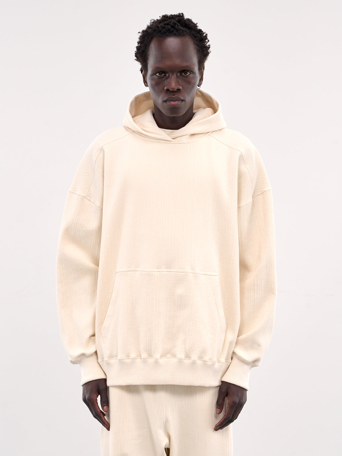 Seersucker Hoodie (25E96MXJ06-004-IVORY)