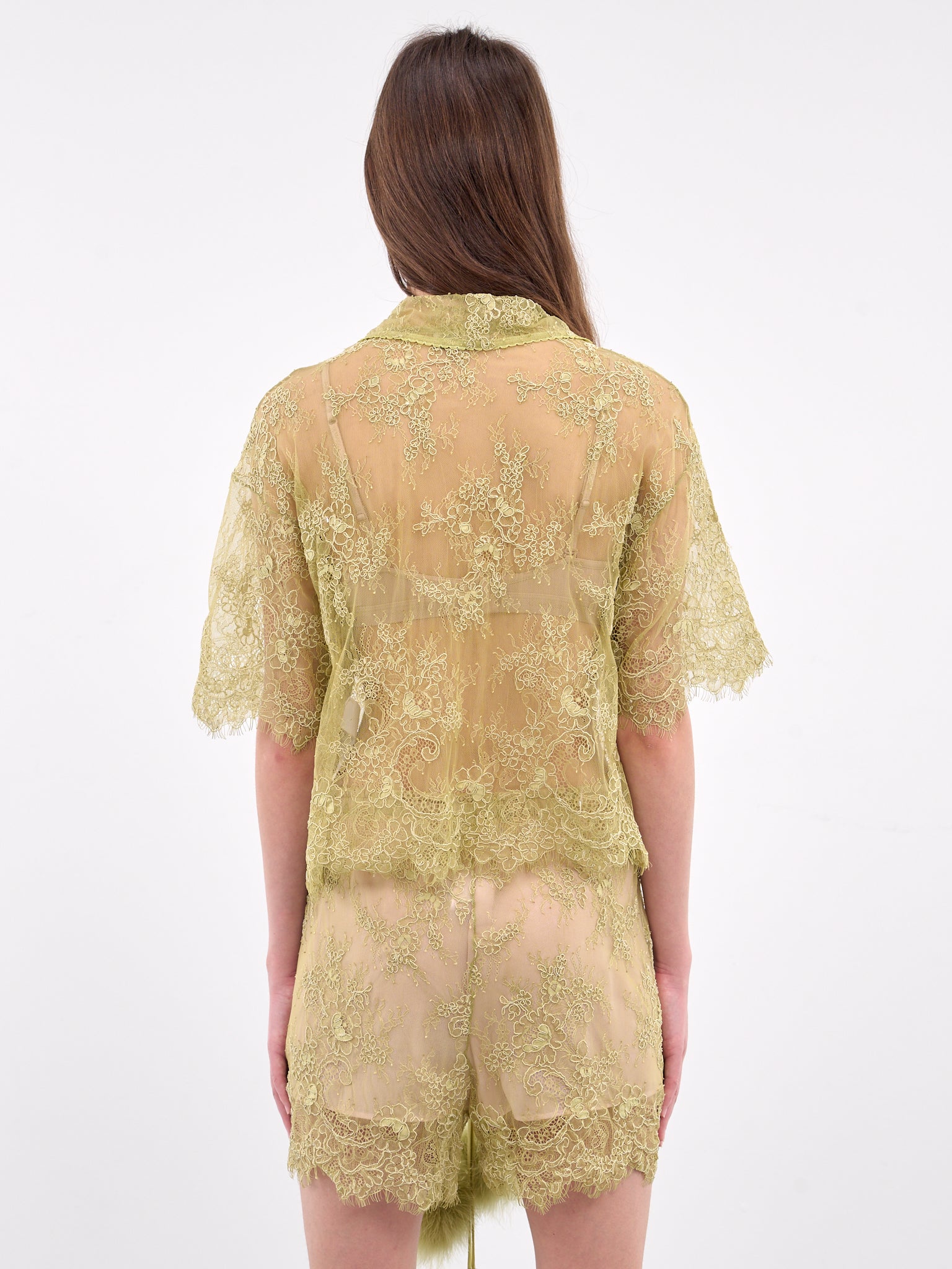 Rébrodé Lace Shirt (2C341A-N0459-NILE-GREEN)