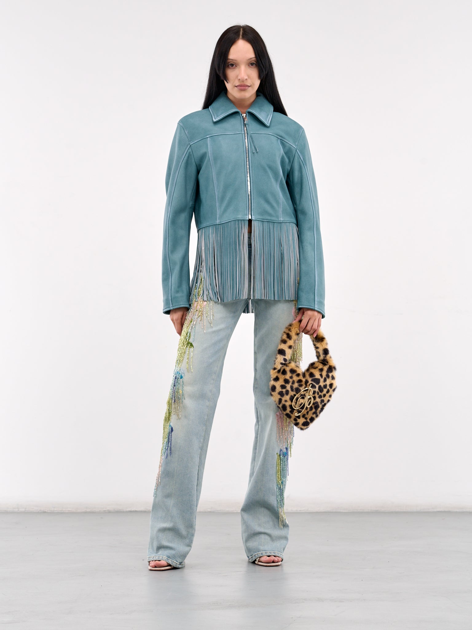 Embroidered Denim Jeans (2J193A-D06C1-ICE-BLUE)