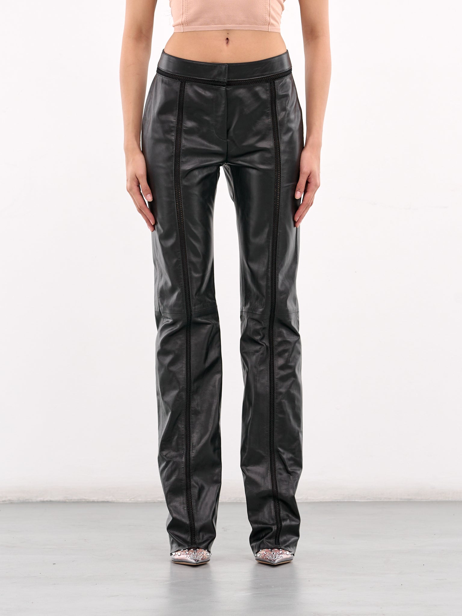 Leather Trousers (2L070A-N0990-BLACK)