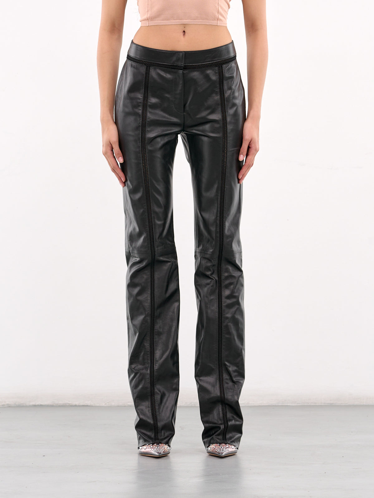 Leather Trousers (2L070A-N0990-BLACK)